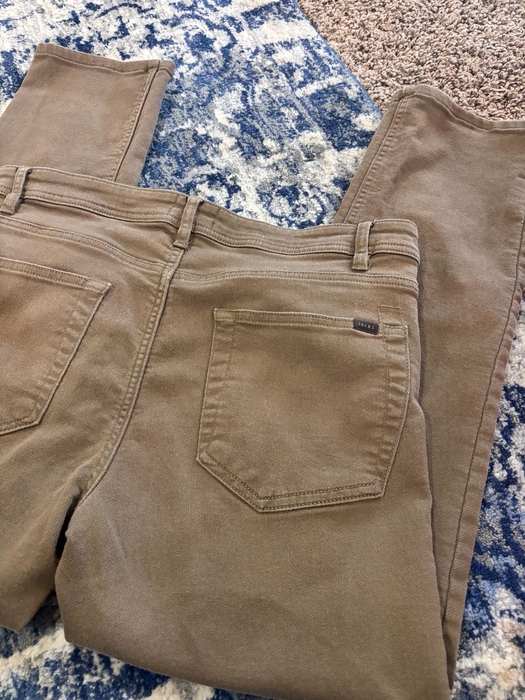 Jachs NY Slim Straight Pants 31x29 Brown 6