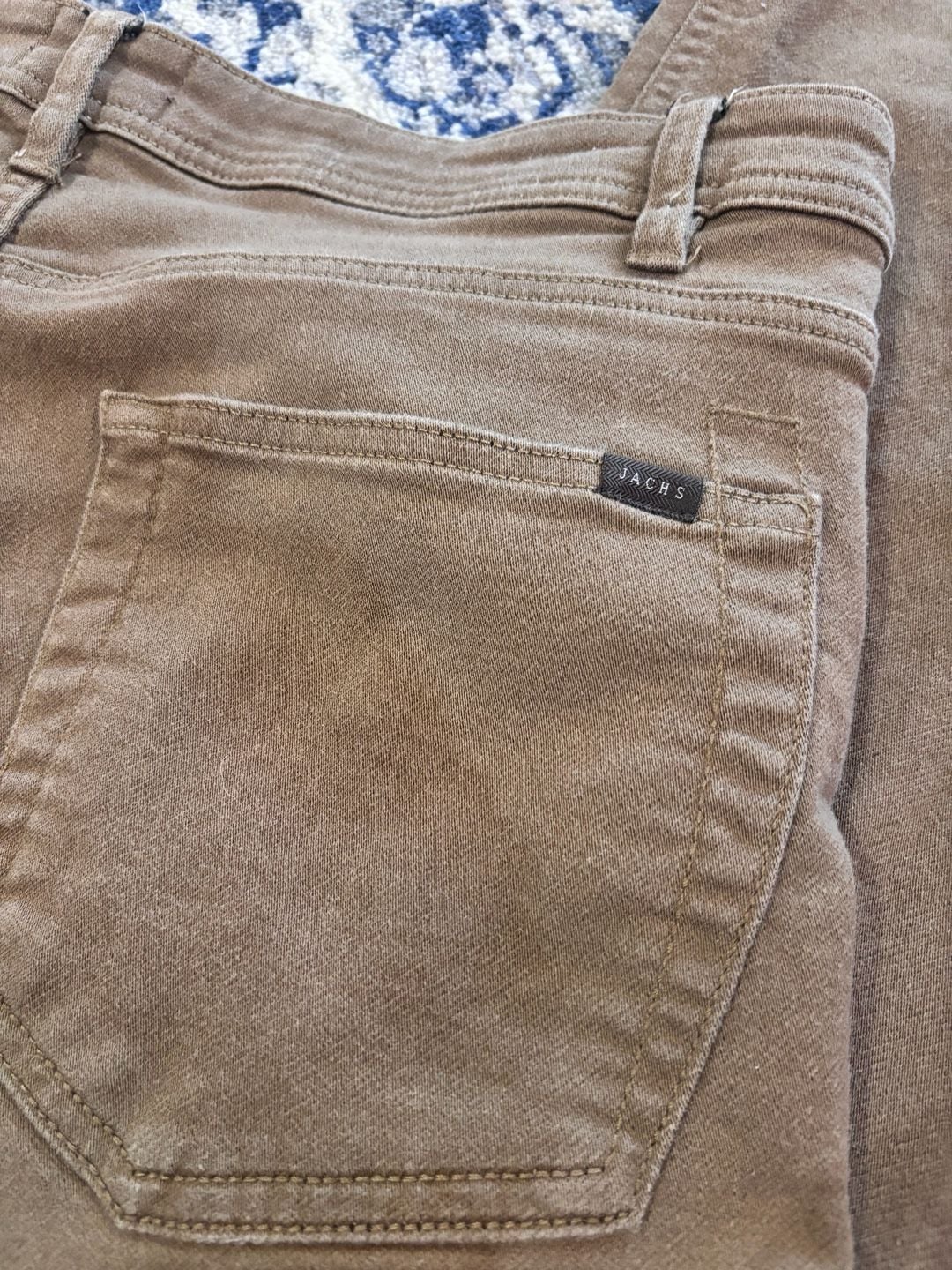 Jachs NY Slim Straight Pants 31x29 Brown 7