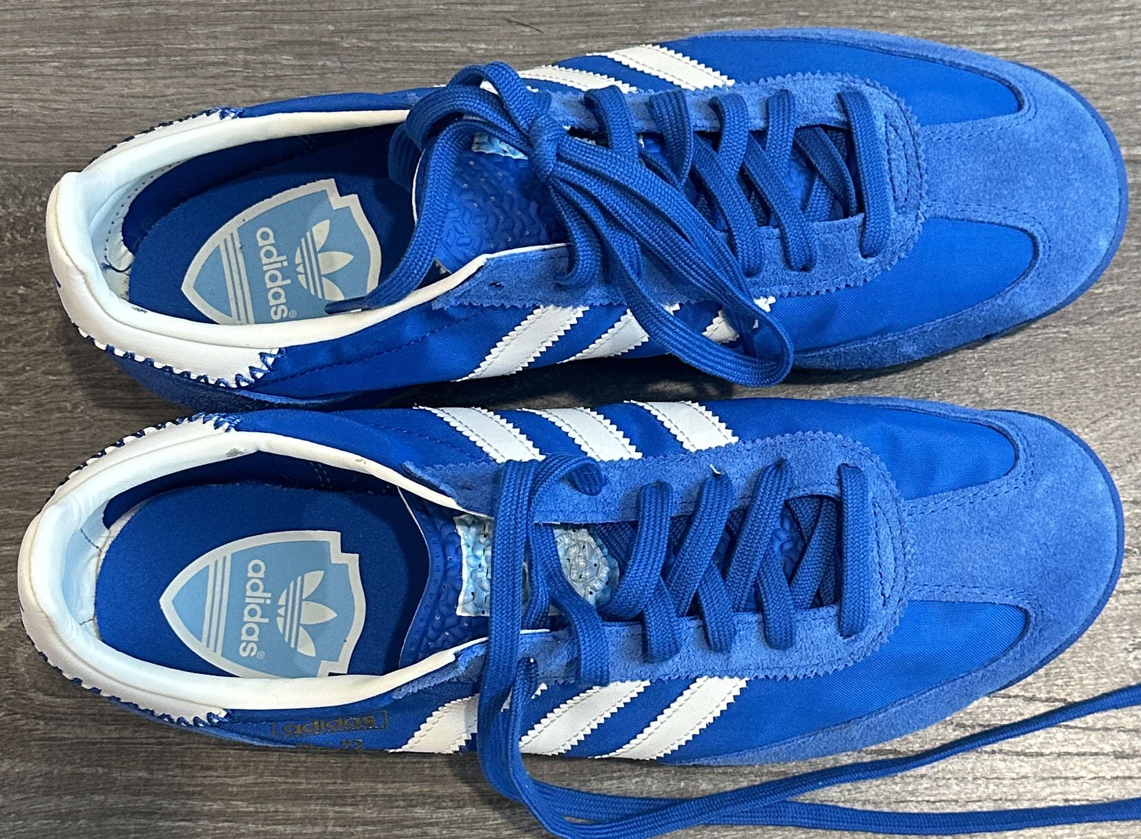 Adidas SL 72 Blue White Sneakers, Men’s 9.5 3