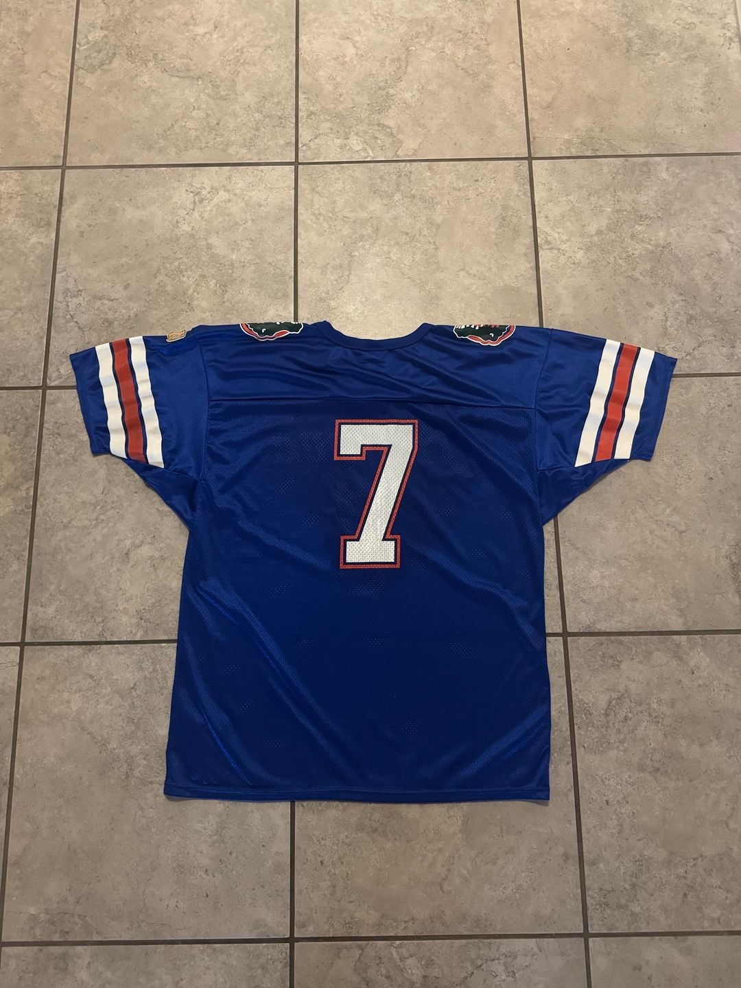 Vintage Wilson Florida Gators Football Jersey Size XL/50 Blue #7 5