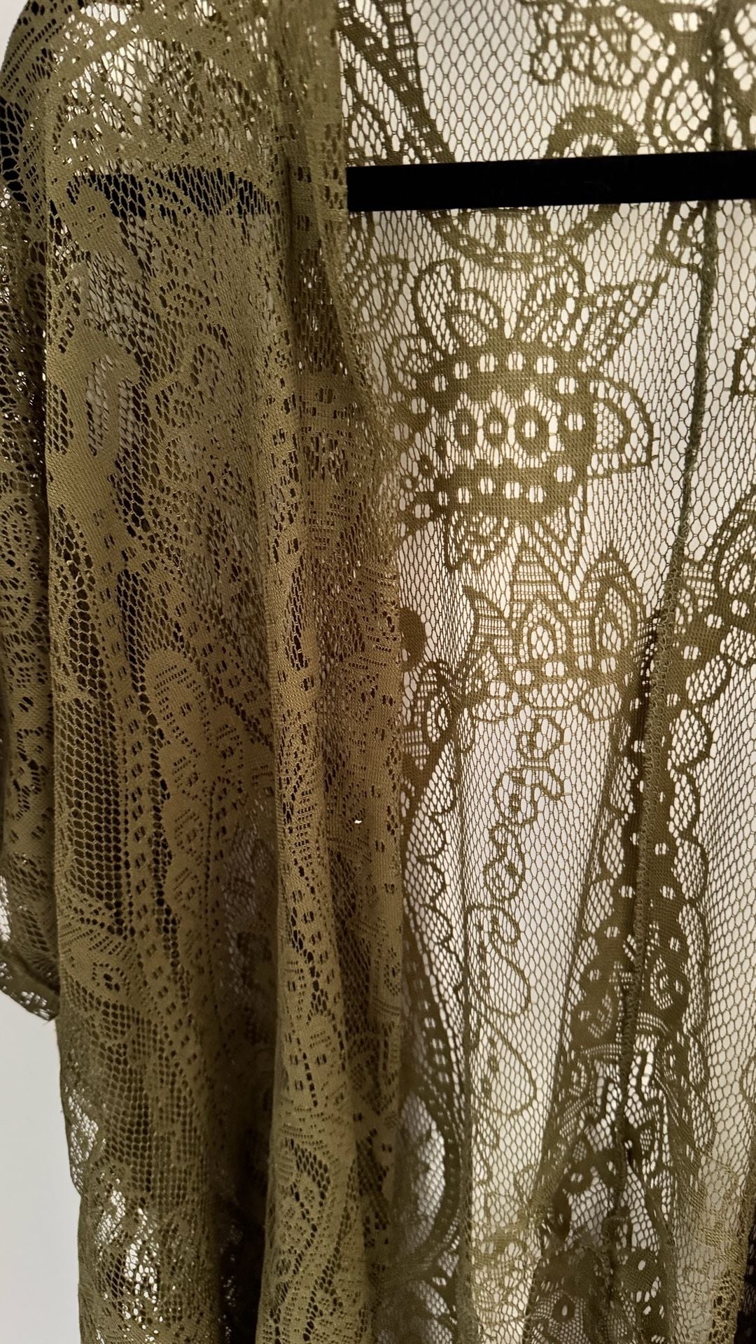 Emerette Lace Kimono Cardigan Green 3