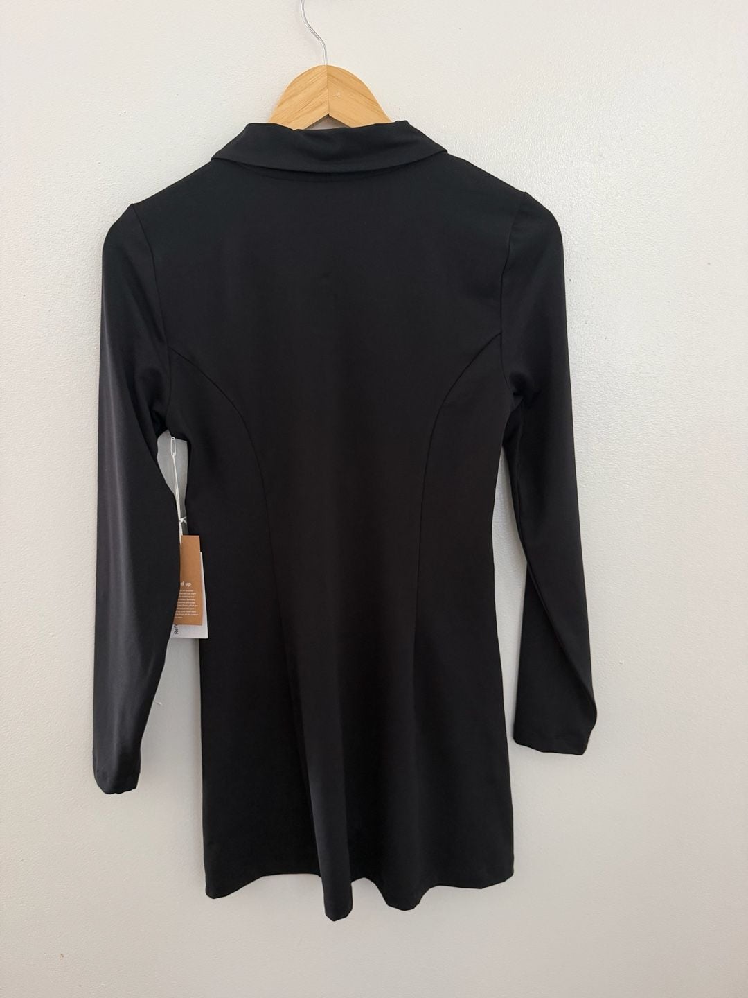 NWT Reformation Desirae EcoStretch Dress Size M Black 9