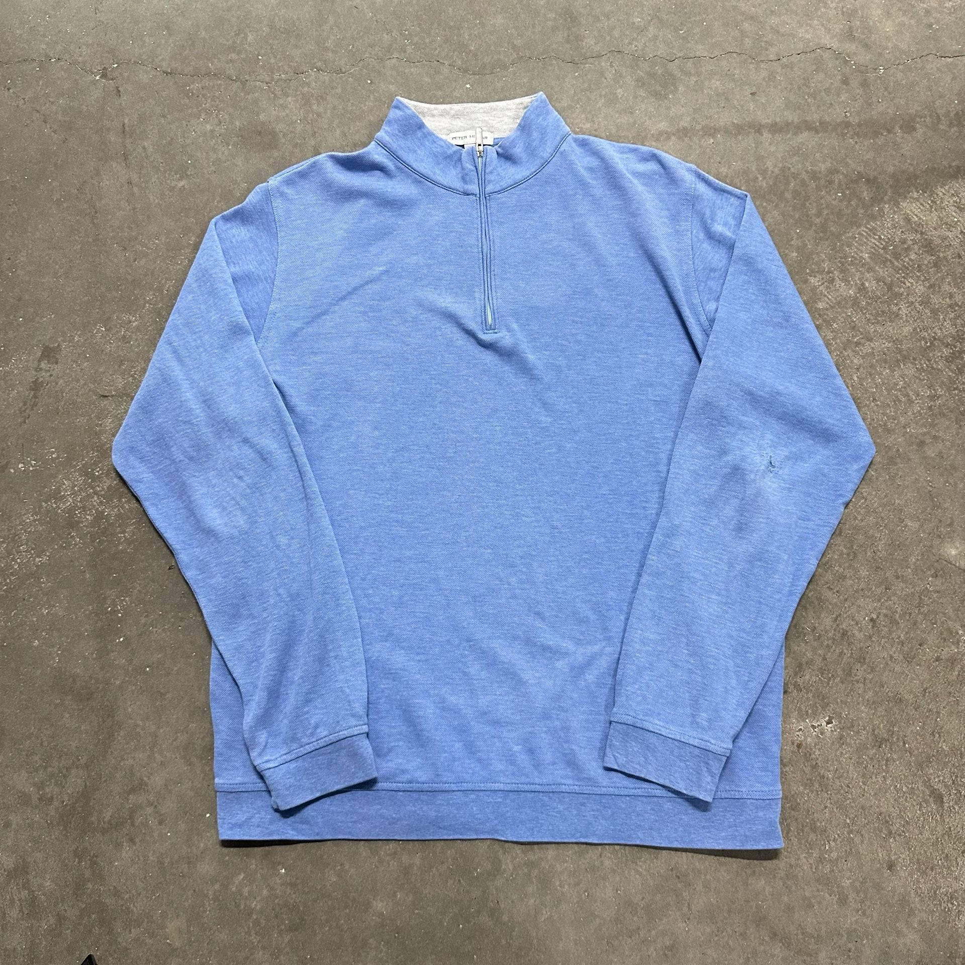 Peter Millar Quarter Zip Pullover Sweater Golf Performance Casual Medium 2