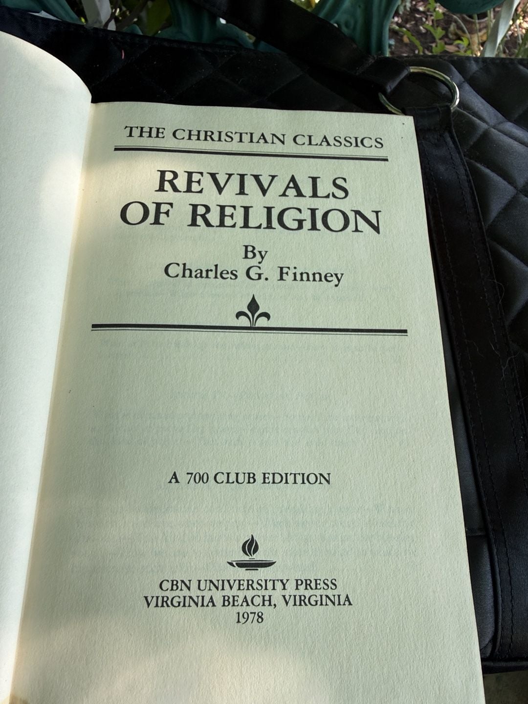 CBN University Press Revivals of Religion Charles G. Finney Book 1978 3