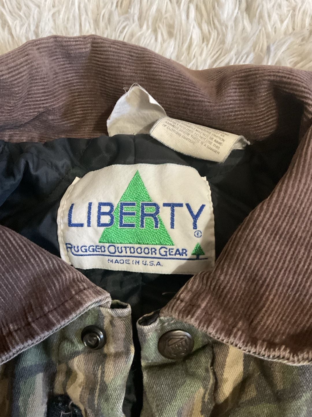 Vintage Made in USA Liberty RealTree Camo Coveralls Size Large & Tall 4