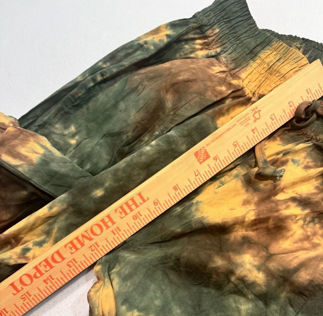 MNML Washed Camo Cargo Pants Men’s M Tie Dye Utility Drawstring Streetwear 6