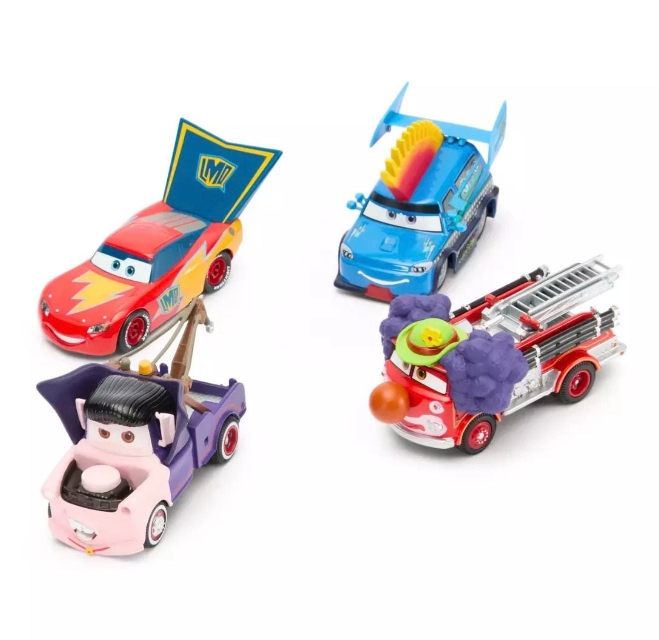 Disney Pixar Cars Halloween 4-Pack Die Cast Toy Cars Set NIB McQueen Mater Red 3