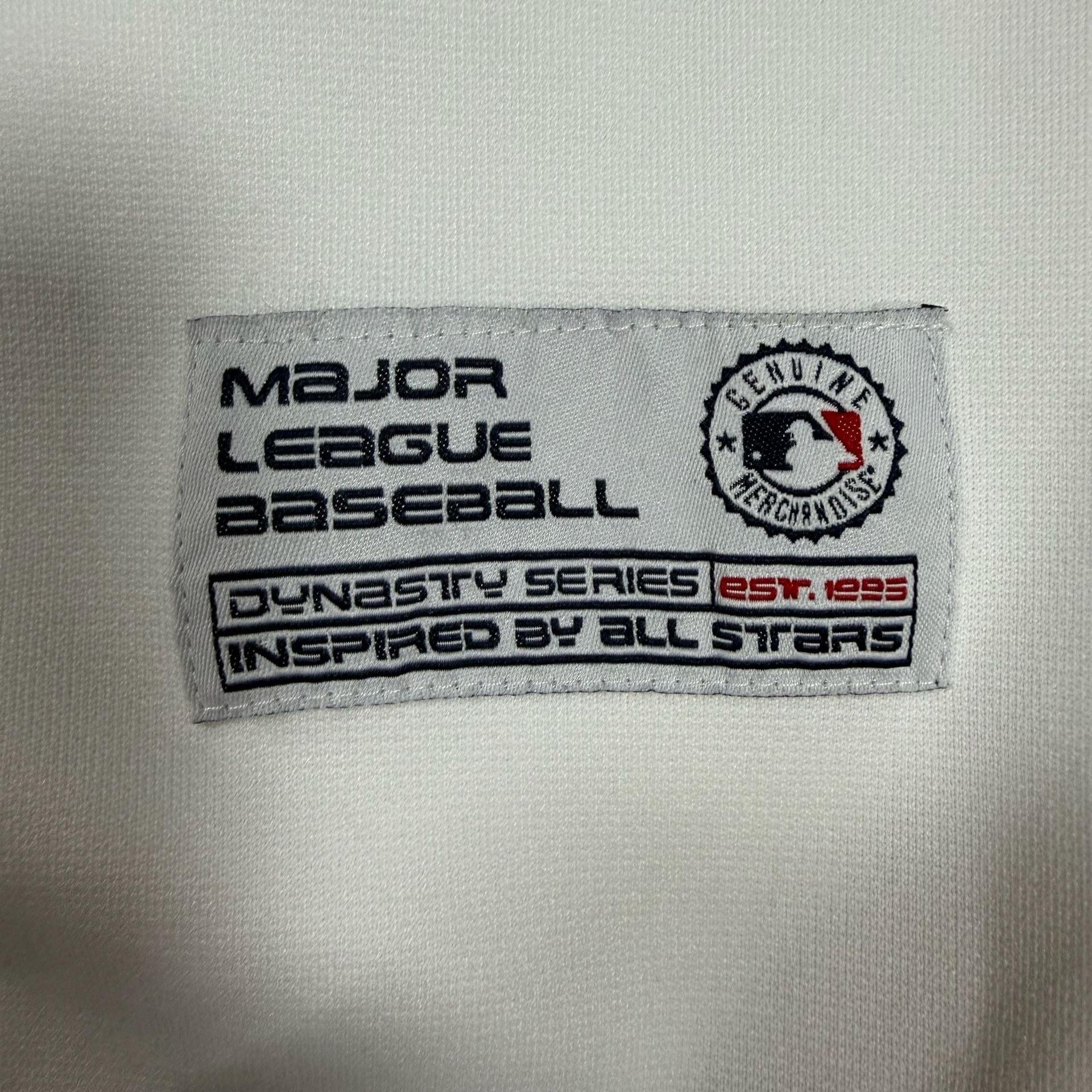 Y2K Minnesota Twins Dynasty Baseball Jersey Size L White Blue Buttoned 6