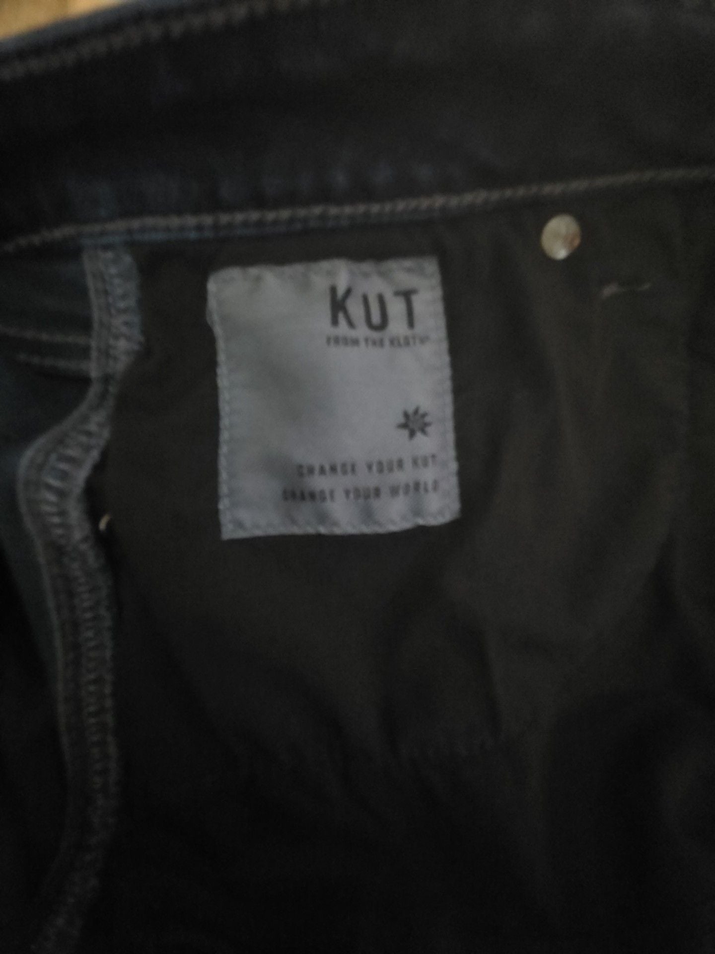 KUT from the Kloth Jeans Size 14w Dark Wash Slim Straight 16