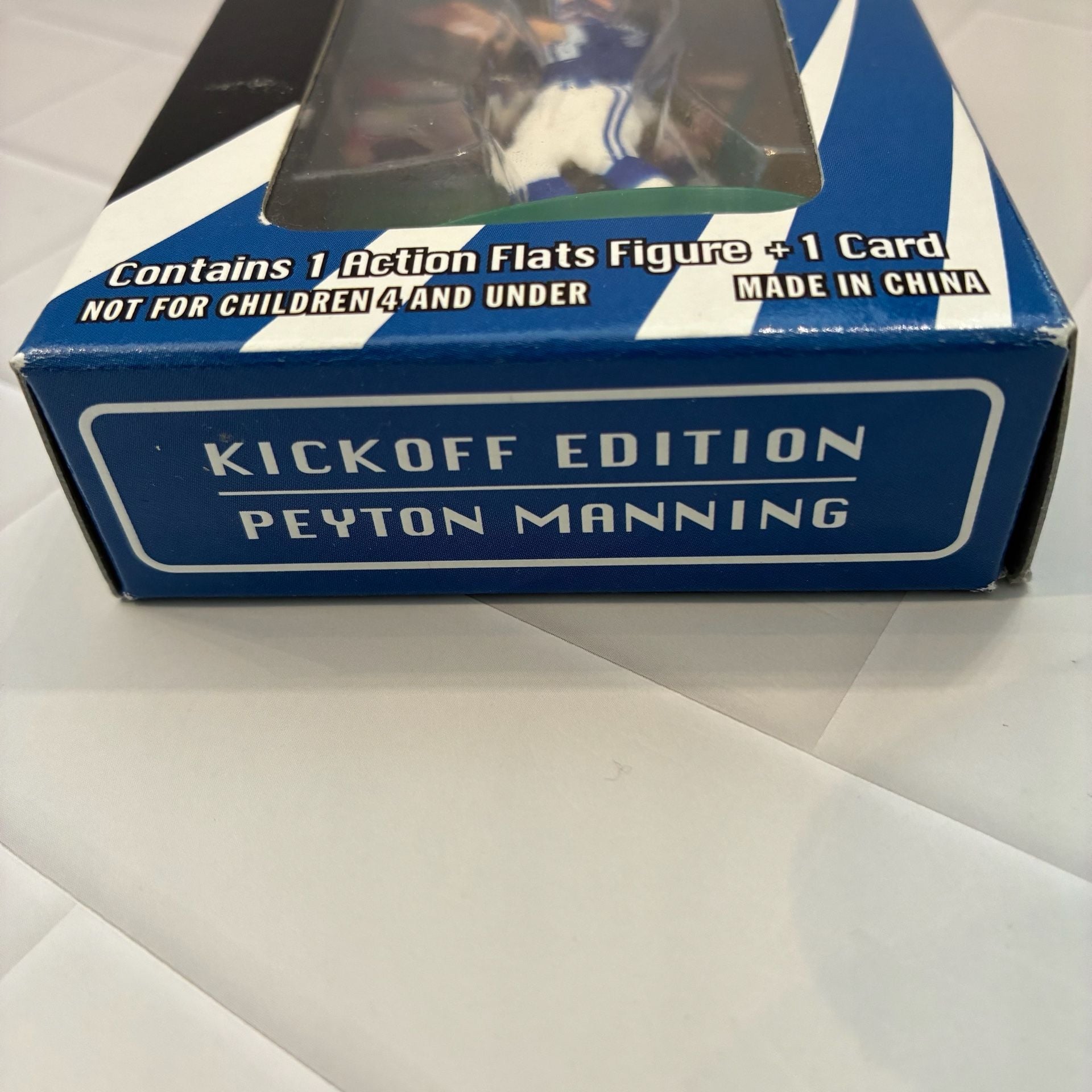 VtgTopps Action Flats Peyton Manning Kickoff Edition Figure And Card 4