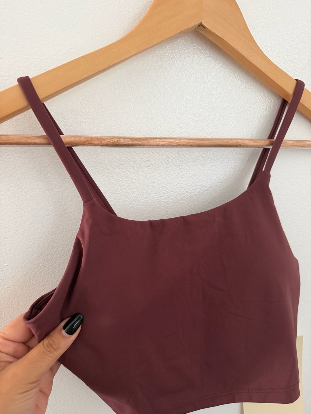 NWT Adanola Ultimate Tank Bra Size XS Burgundy 5