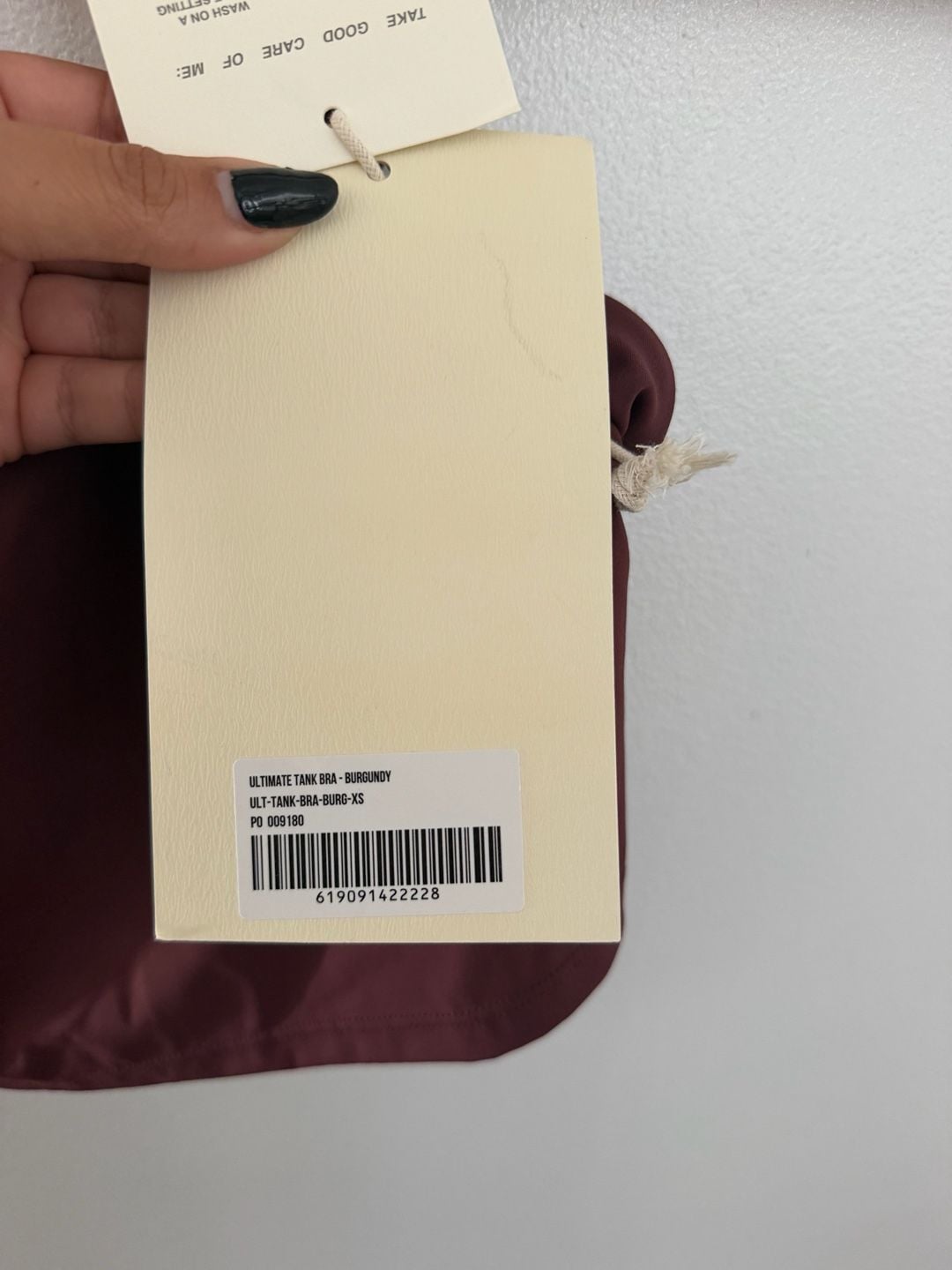 NWT Adanola Ultimate Tank Bra Size XS Burgundy 7