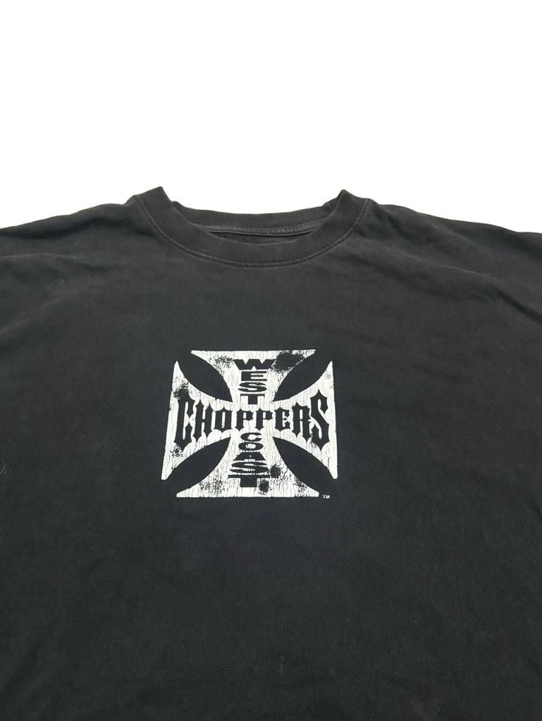 West Coast Choppers T-Shirt Size XL Black Iron Cross Graphic 3