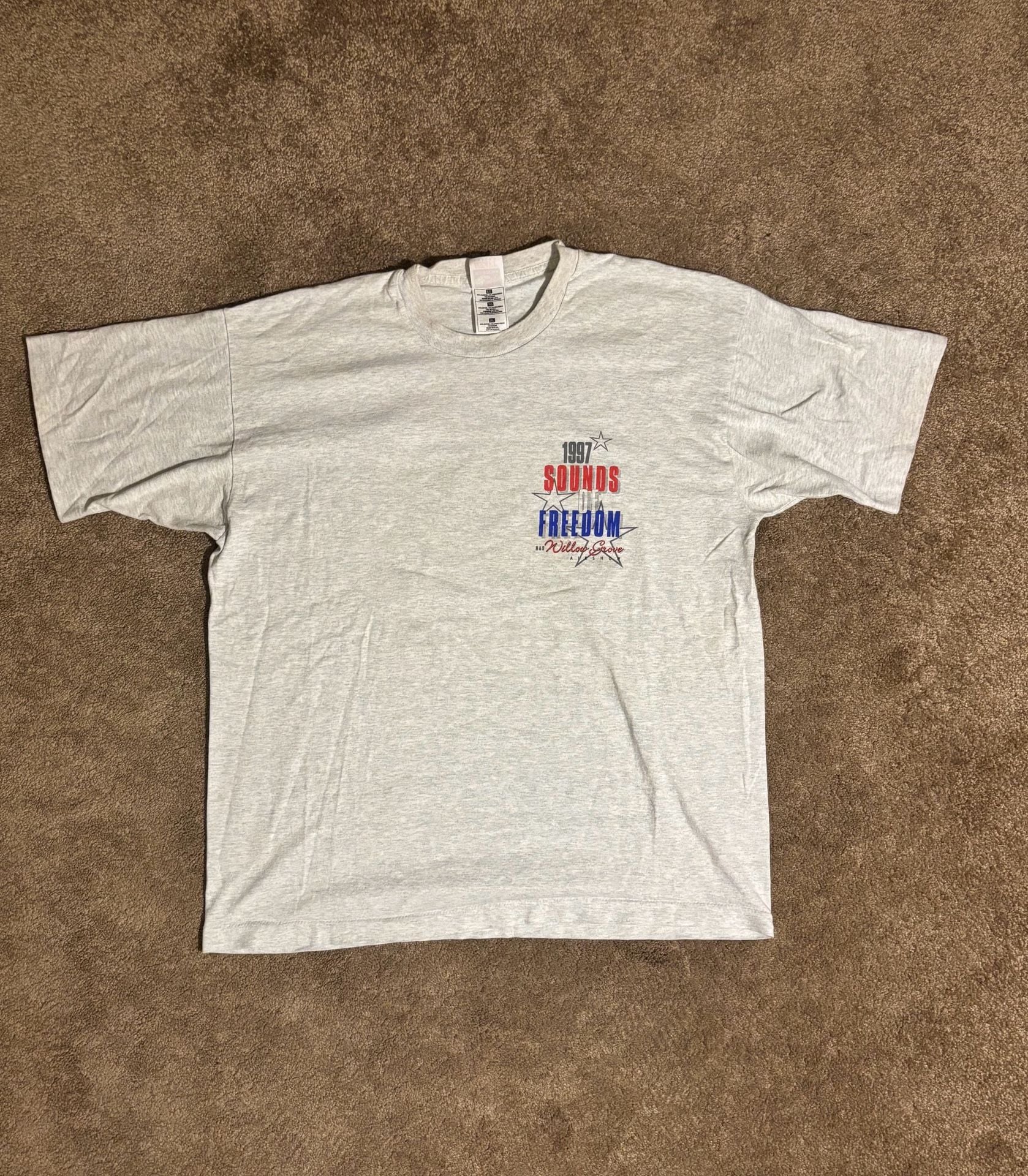 Vintage 1997 Sounds of Freedom Airshow T Shirt Fruit of the Loom Heavy Men XL 2