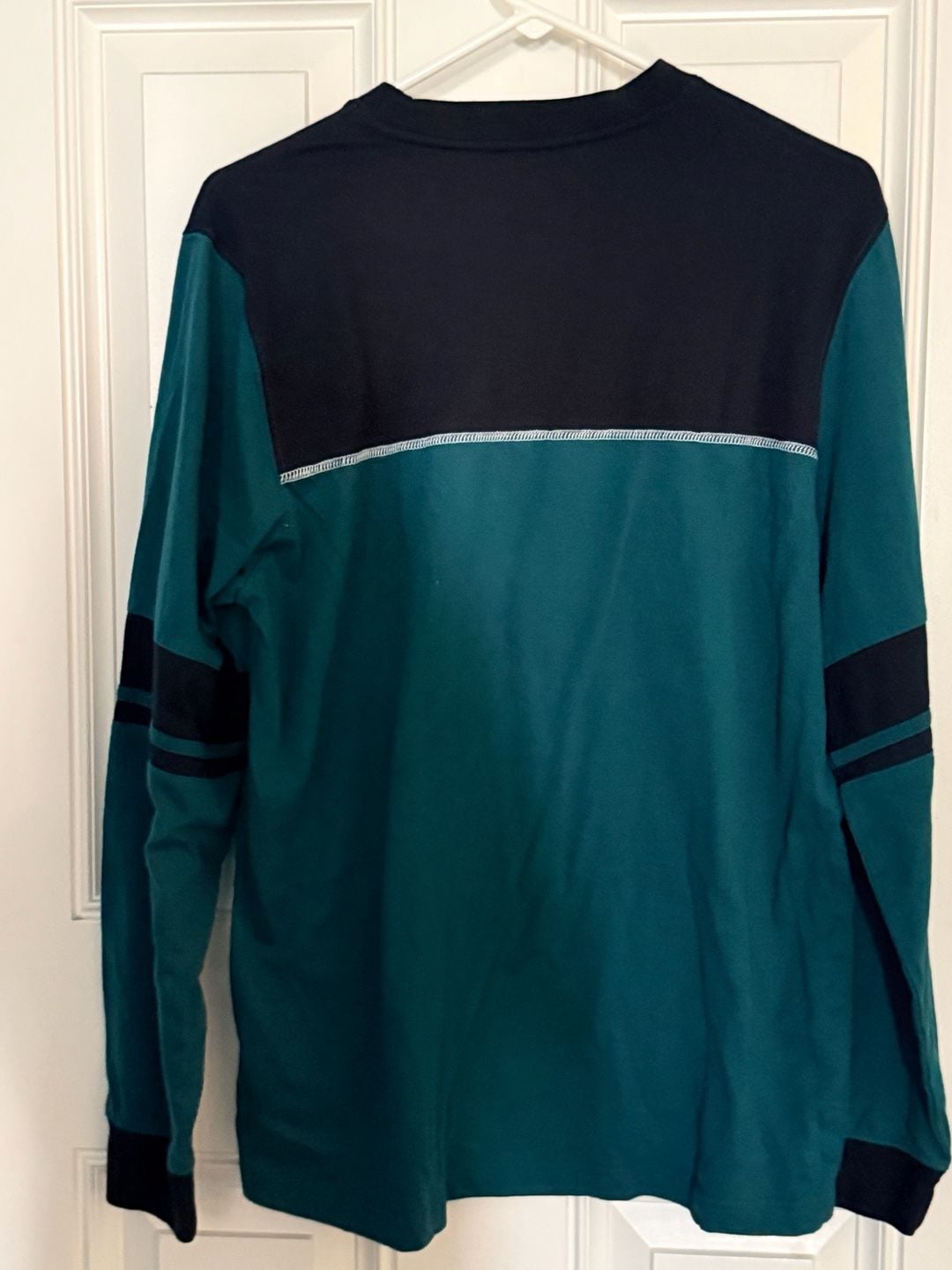 NFL Philadelphia Eagles Long Sleeve Shirt Size M Green Black Football 3