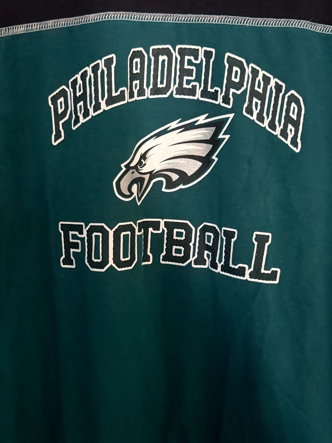 NFL Philadelphia Eagles Long Sleeve Shirt Size M Green Black Football 4