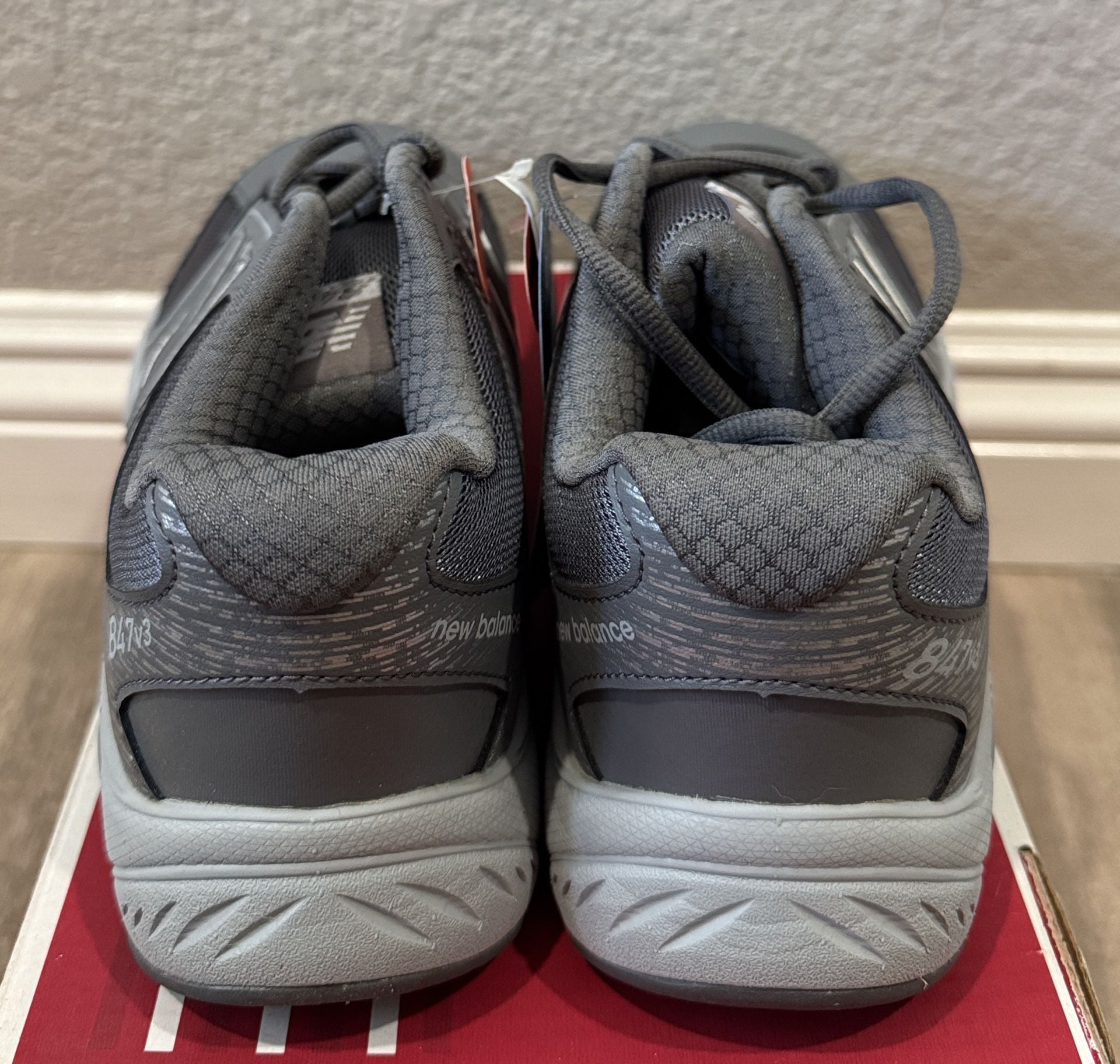 Brand New Women shoes New Balance 847v3 Walking Shoes Size 7 D Wide Gray Leather 3