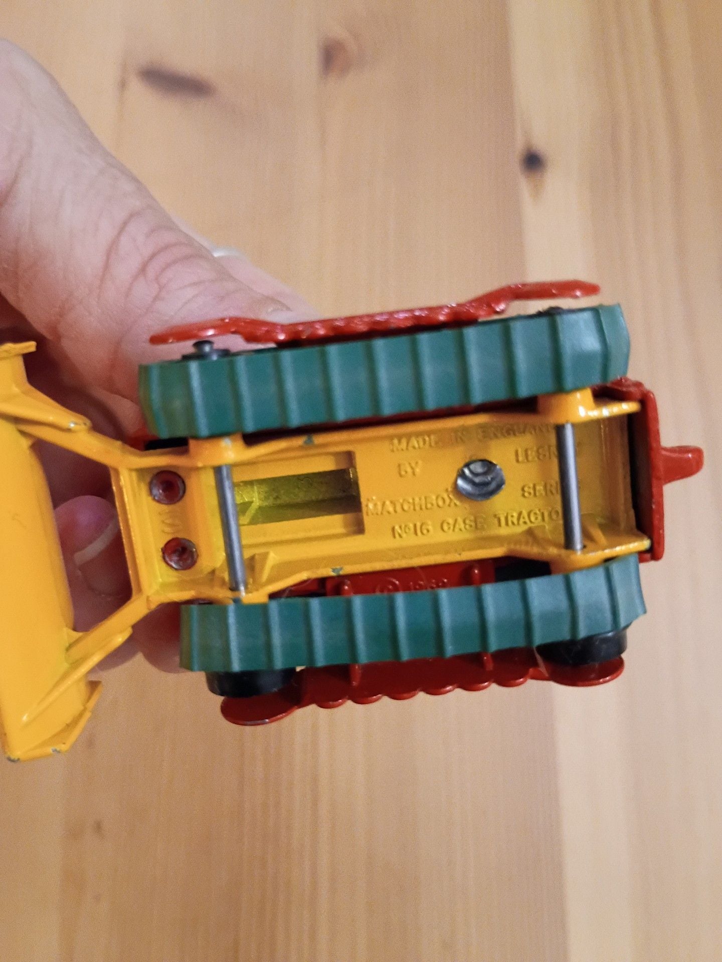 Matchbox Lesney No. 16 Case Tractor Bulldozer with Driver Vintage Diecast 2