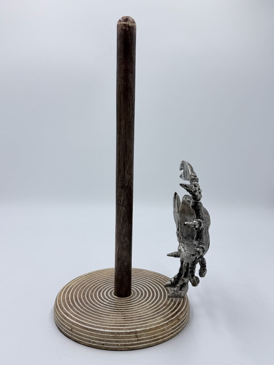 MD Crab Paper Towel Holder - Wooden With Metal Crab Ocean Beach Decor 5