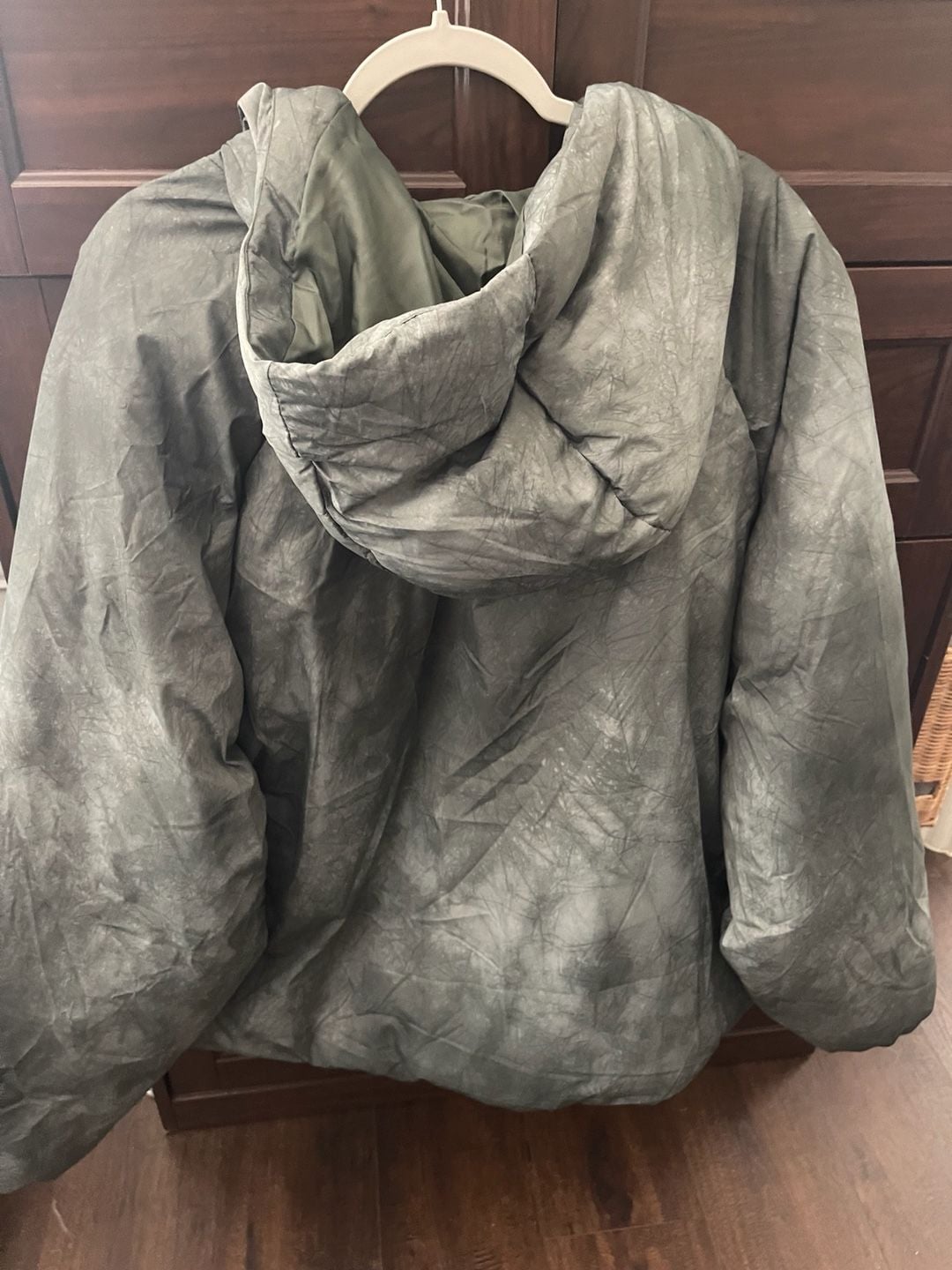 Old Navy Active Oversized Puffer Jacket Size XXL Water-Resistant Grey 3