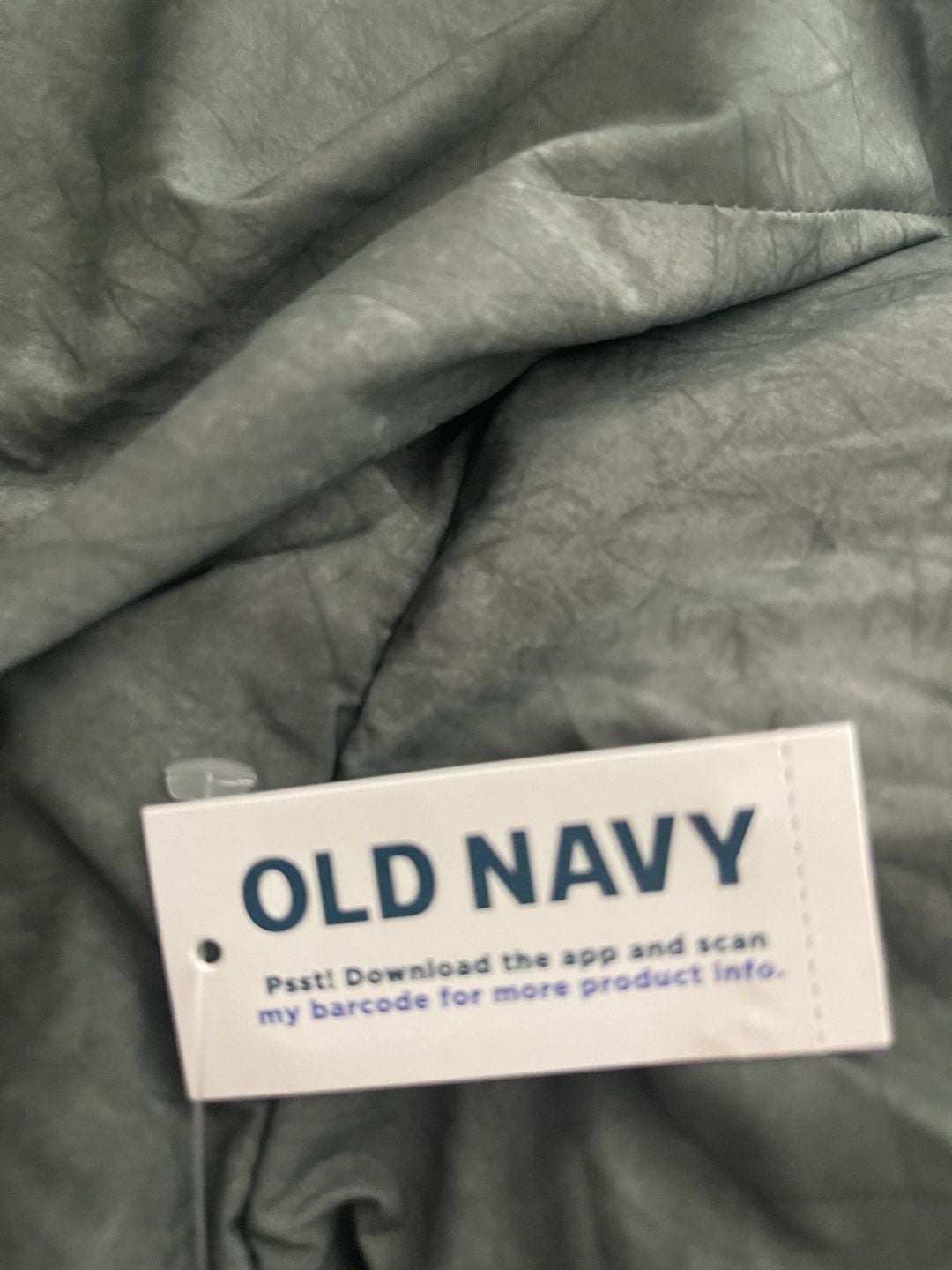 Old Navy Active Oversized Puffer Jacket Size XXL Water-Resistant Grey 8