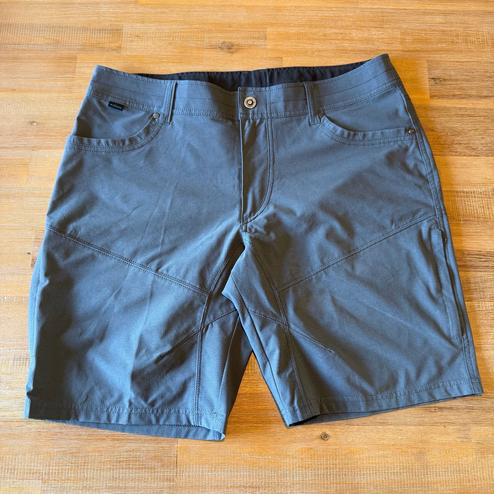 KUHL Silencr Kargo Shorts Mens 36 Gray Technical Hiking Outdoor Trail Utility M 2