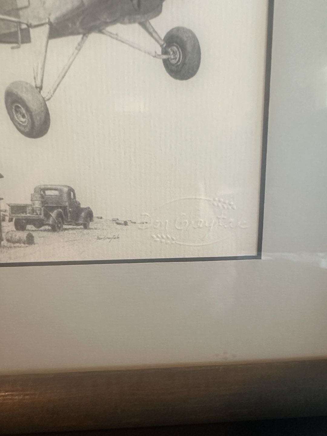 Art From Montana Greytak Mini-Images Framed Aviation Prints Set 3