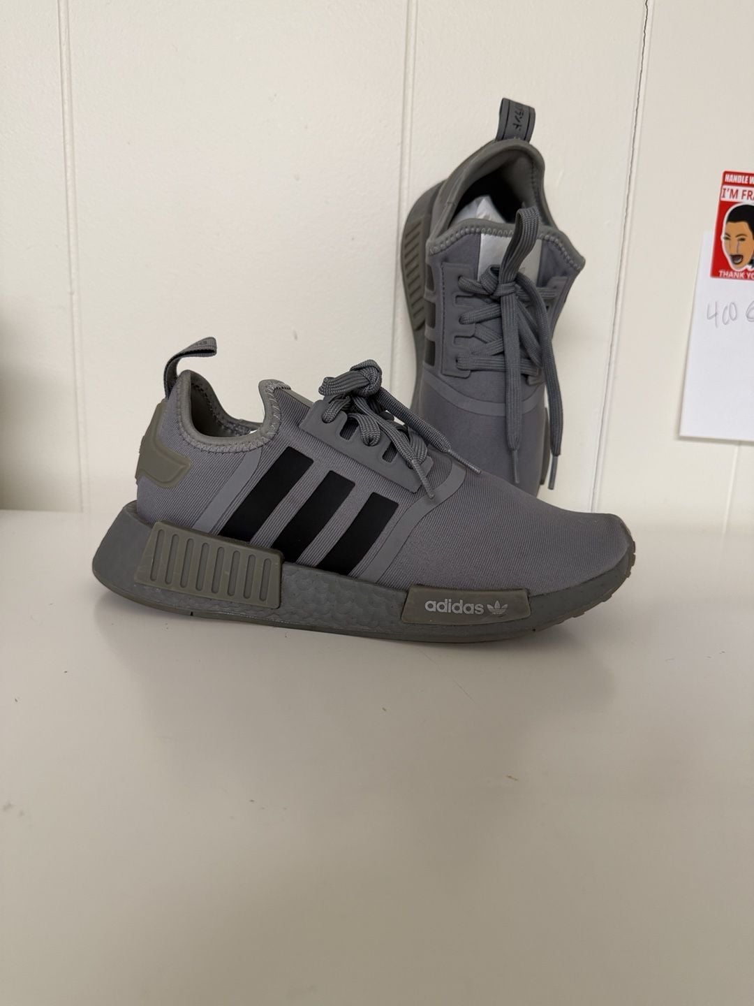 adidas NMD_R1 Gray Black Sneakers 3