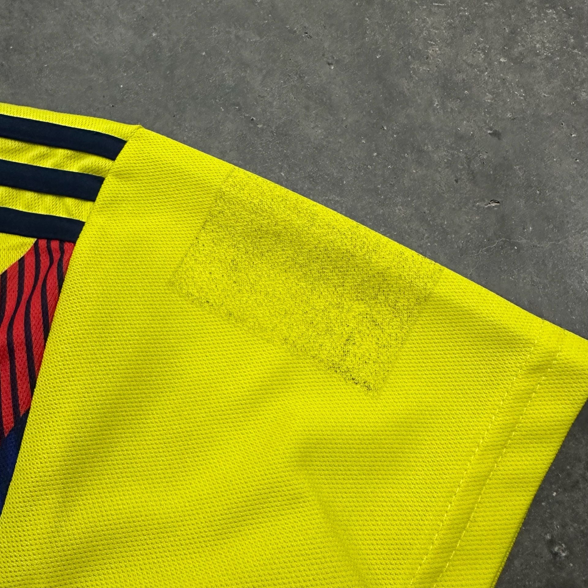 Adidas Colombia 2018 World Cup Soccer Jersey Climalite Size M Russia Patch 11