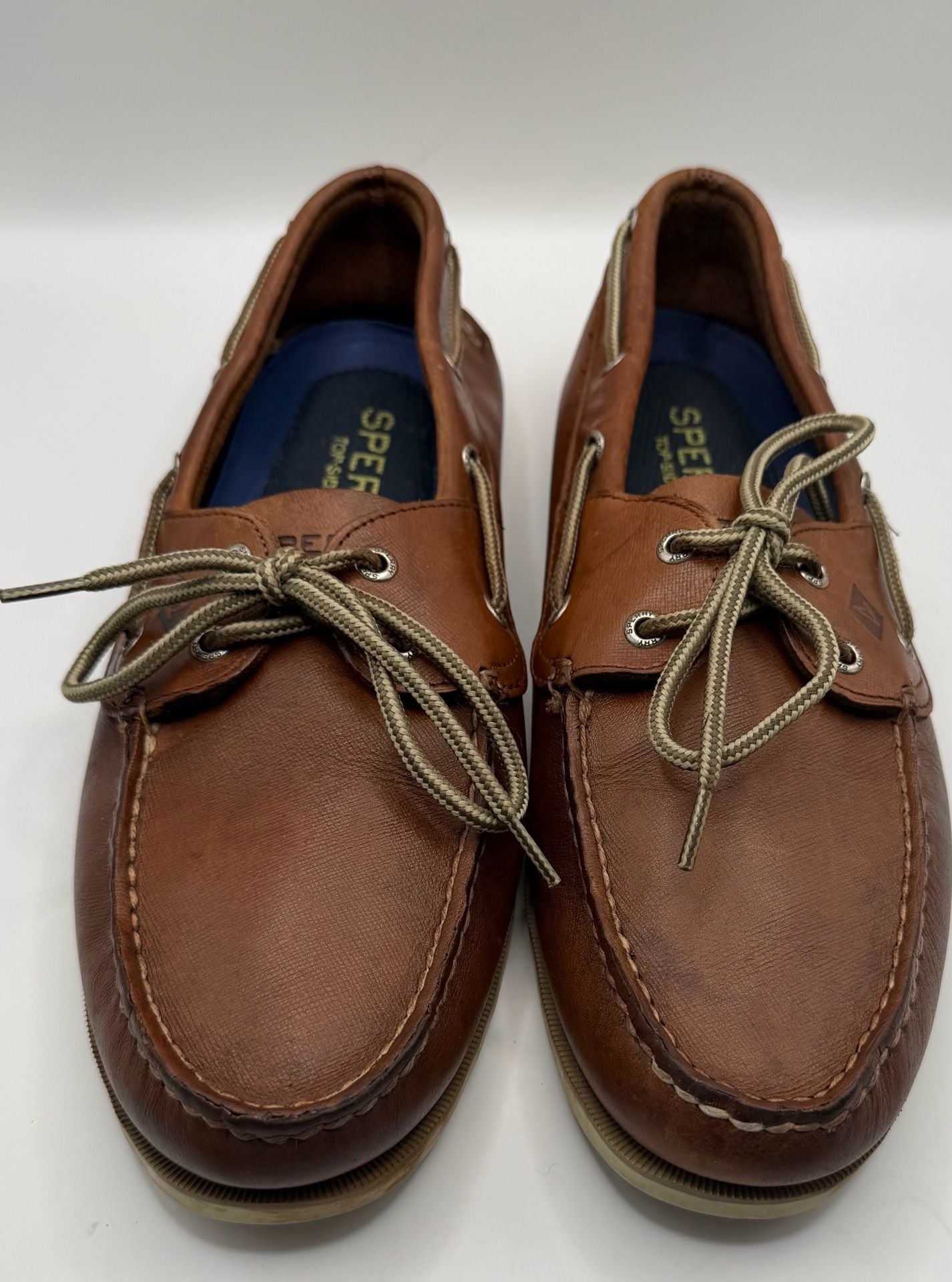 Sperry Top-Sider Boat Shoes Size 11M Brown Leather 2