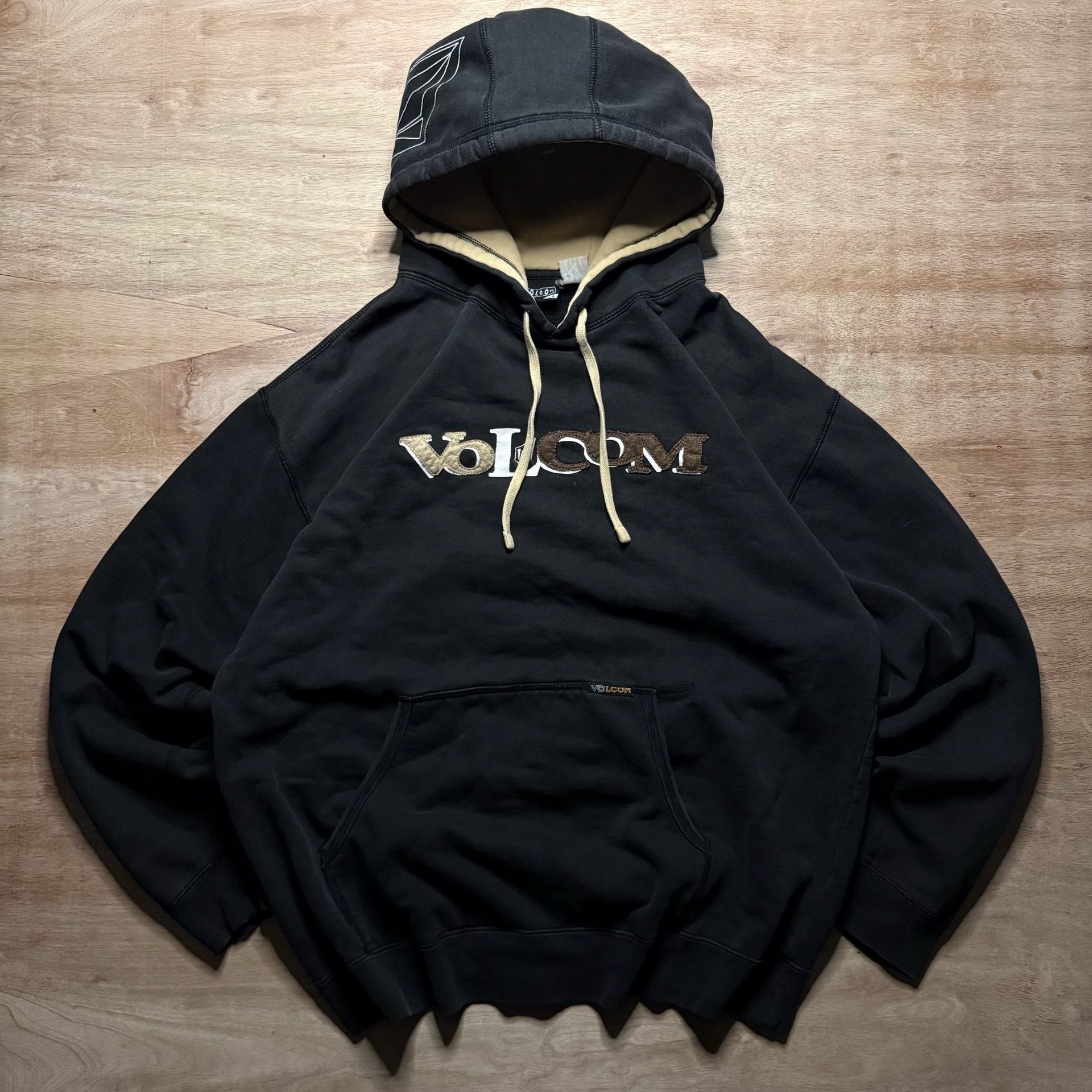 Vintage Volcom Liberation Black Hoodie Men’s Large Y2K Skate Streetwear 2
