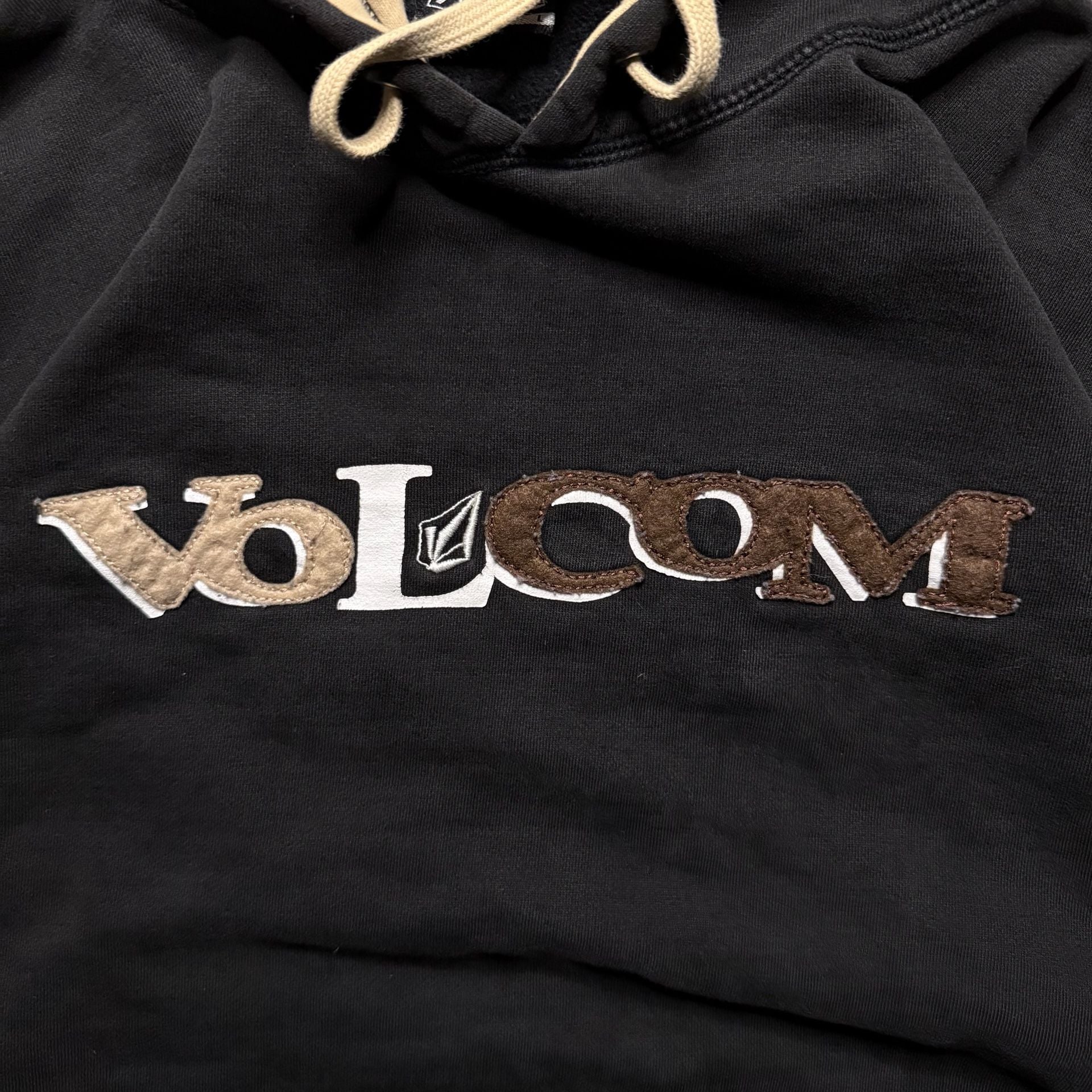 Vintage Volcom Liberation Black Hoodie Men’s Large Y2K Skate Streetwear 5