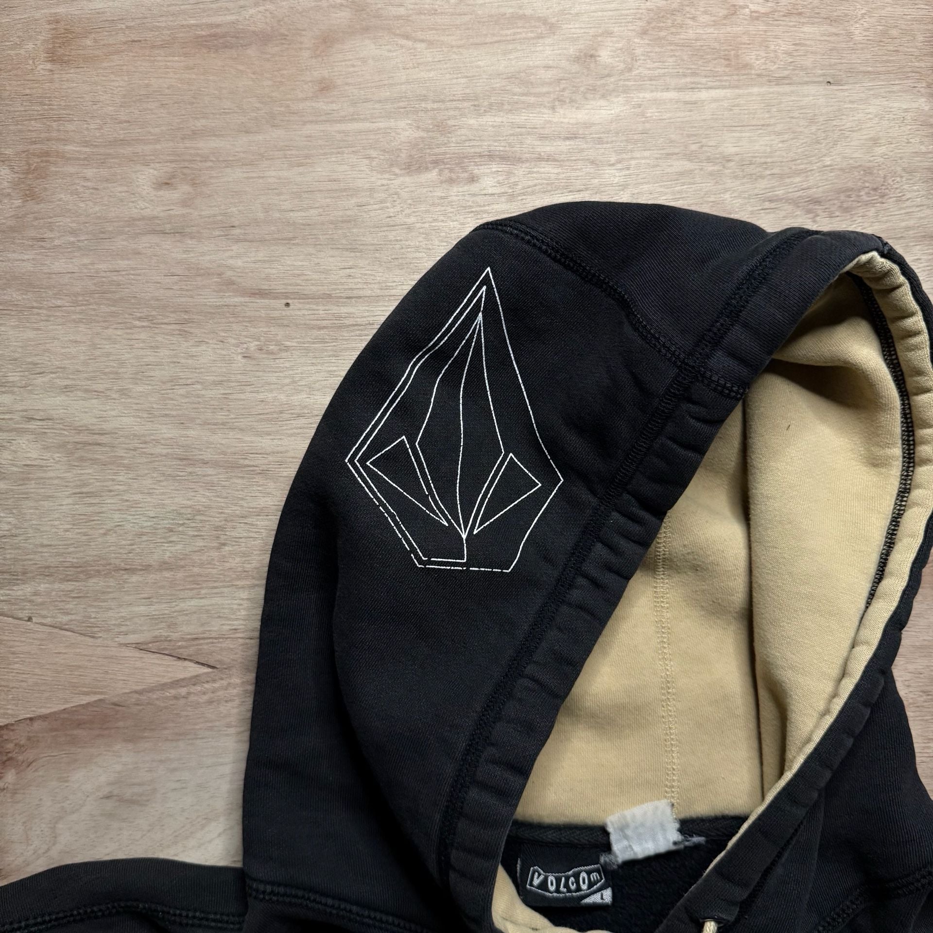 Vintage Volcom Liberation Black Hoodie Men’s Large Y2K Skate Streetwear 6