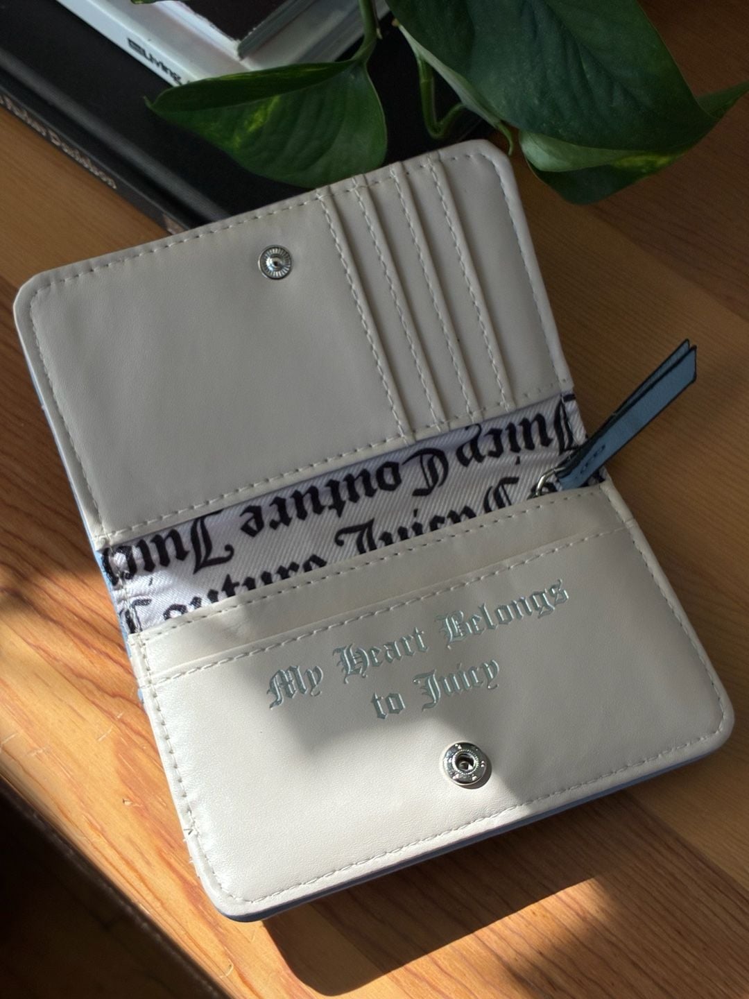 Juicy Couture Monogram Blue Wallet 3