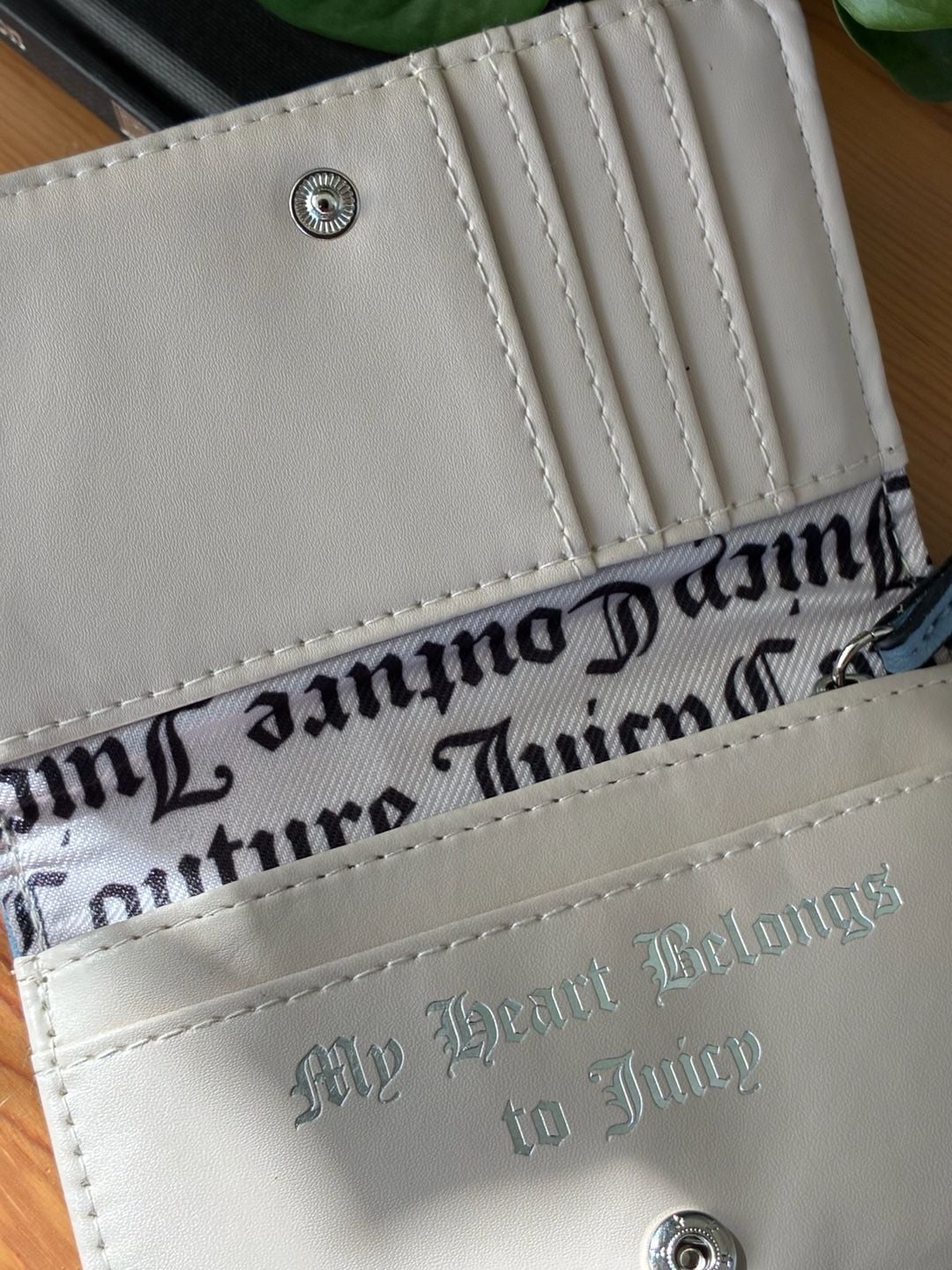 Juicy Couture Monogram Blue Wallet 4