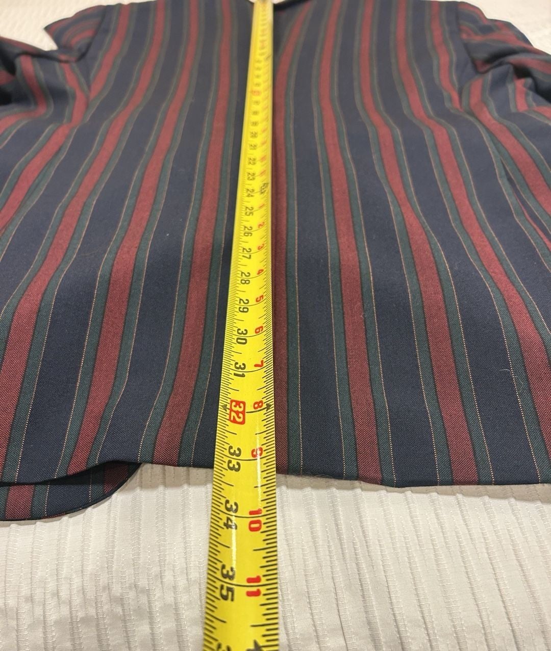 Brook Taverner Boating Blazer Size 44 Regular Striped Red Blue 8