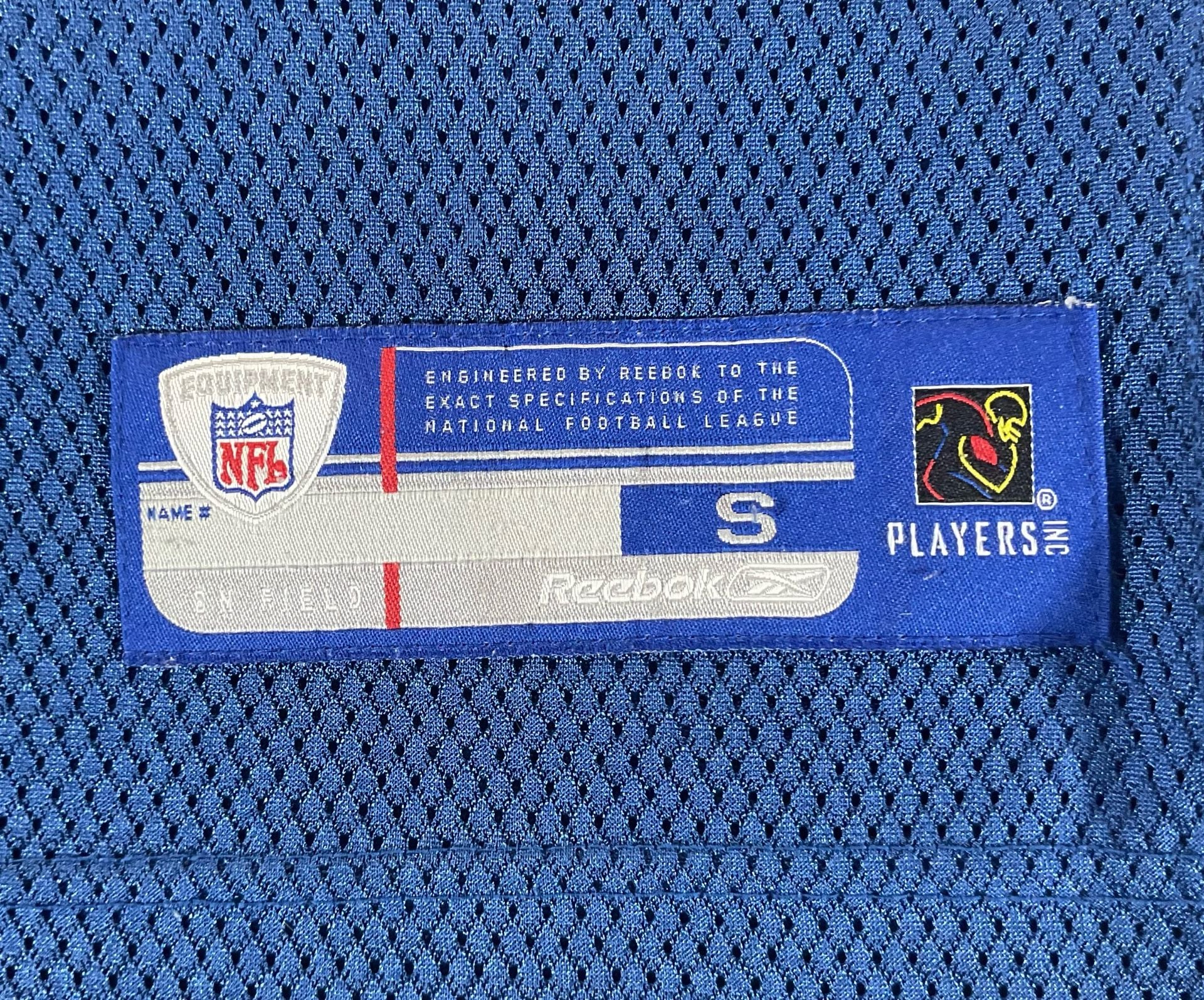 Vintage ON FIELD Reebok NFL Equipment Bob Sanders #21 Jersey Size S Blue 3