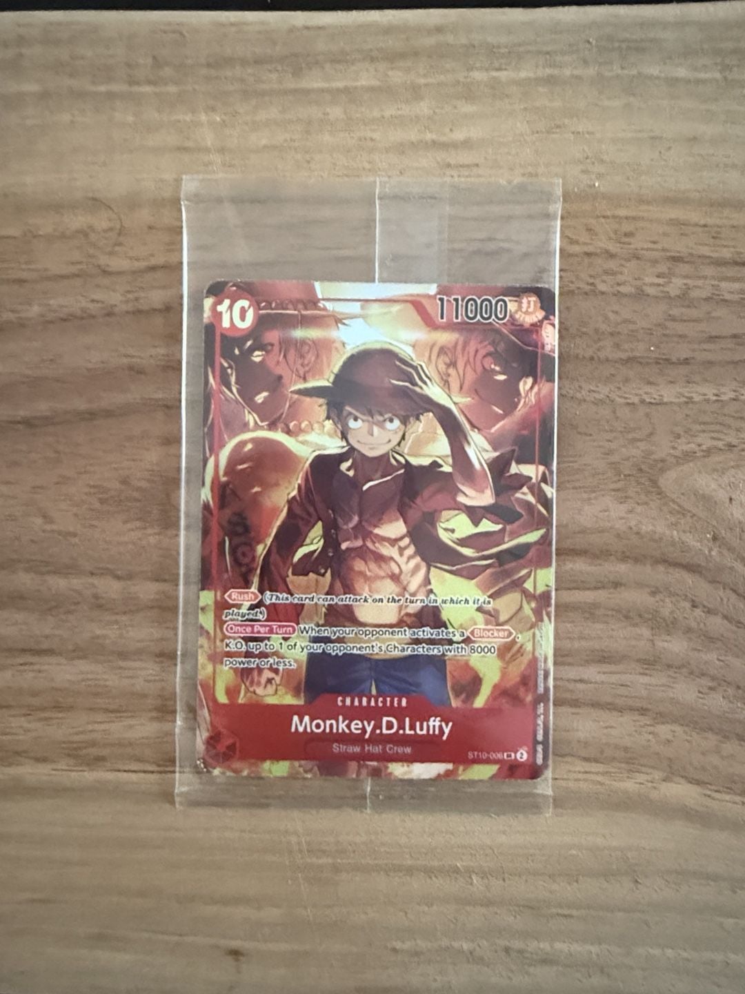 Monkey.D.Luffy ST10-006 SR Treasure Booster Set Promo One Piece Card Game 1