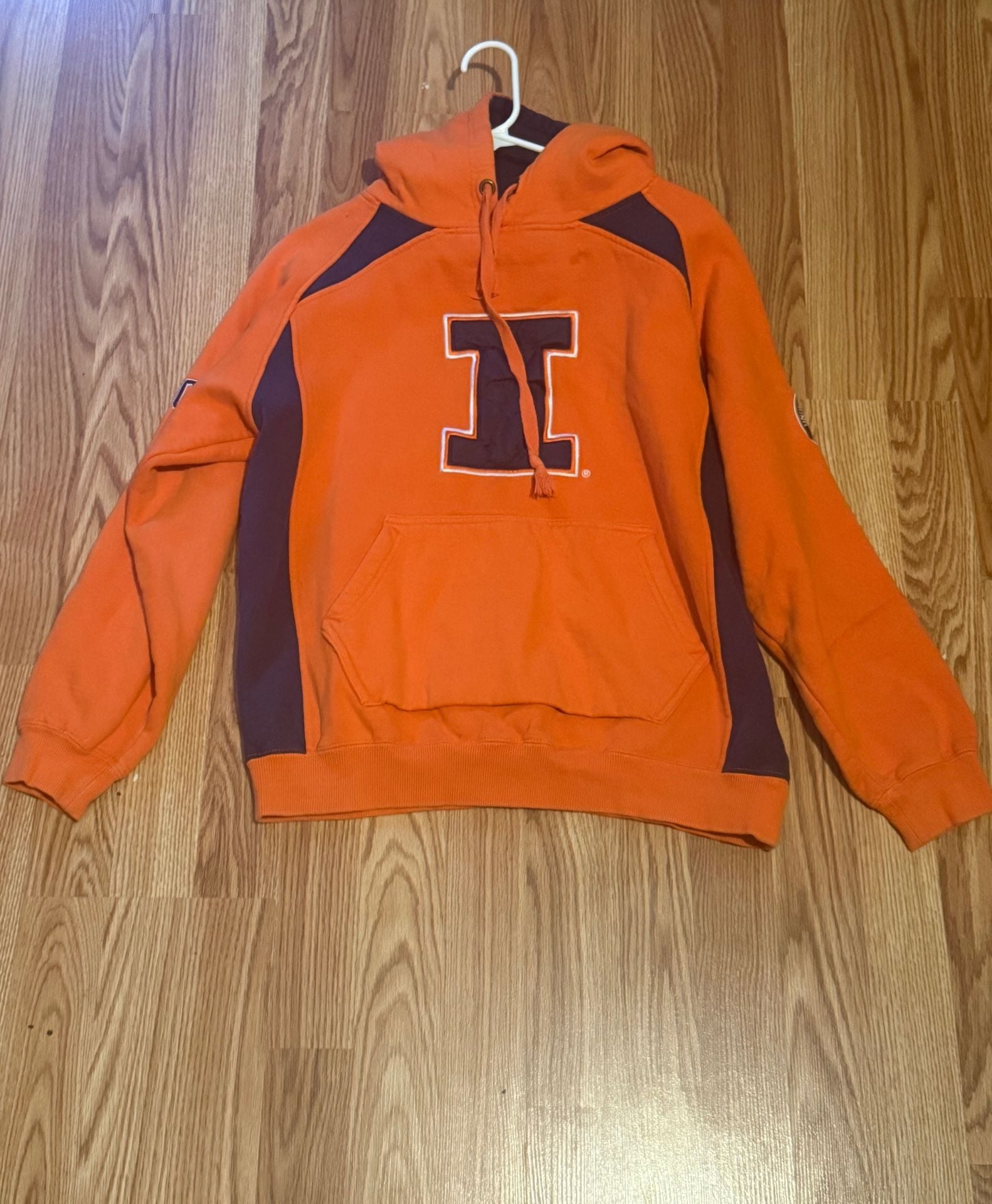 Colosseum University of Illinois Hoodie Orange 7