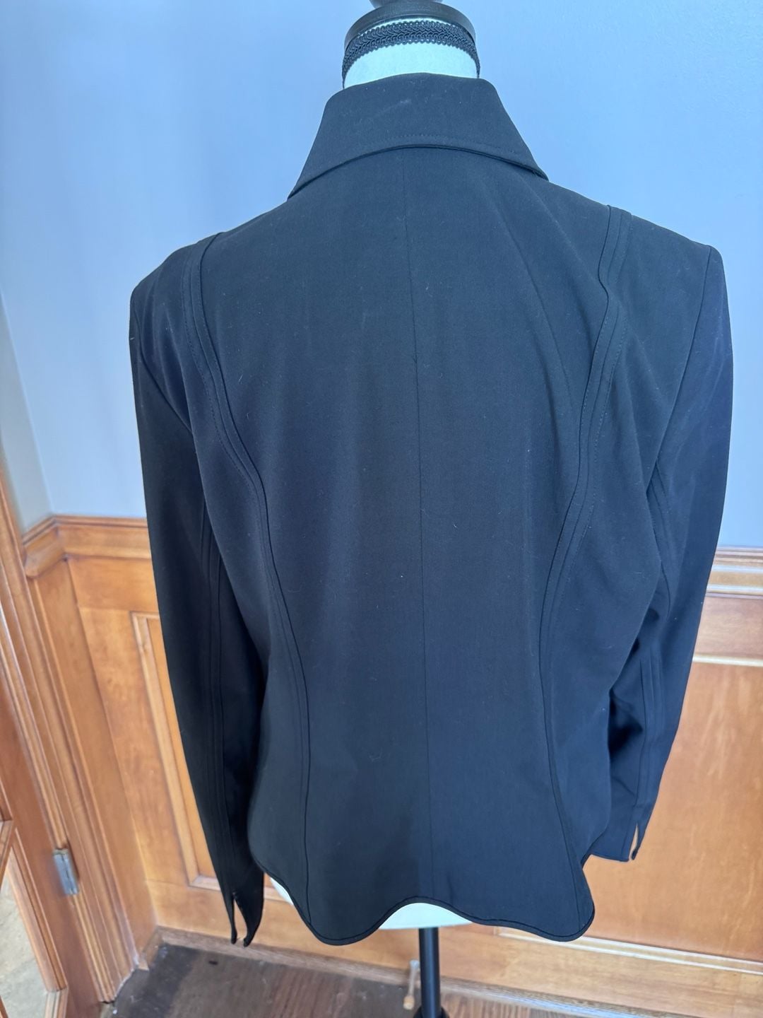 Worthington Works Jacket Size 14 Black Stretch Separates Blazer 3