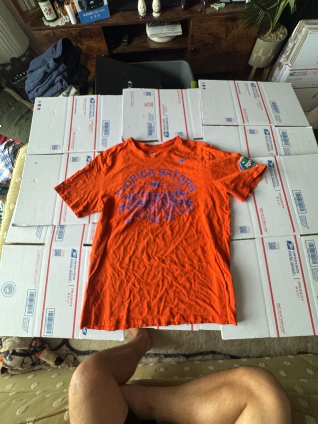 Nike Florida Gators The Nike Tee Size L Orange T-Shirt 1