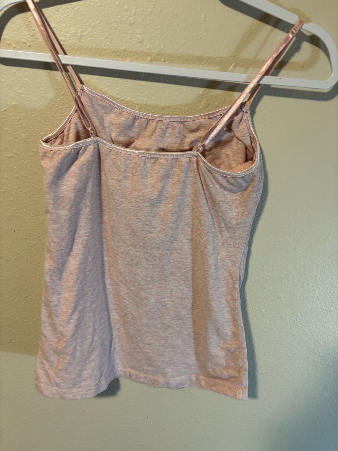 Cami Tank Top Size L Pink Heather Style 52820 2
