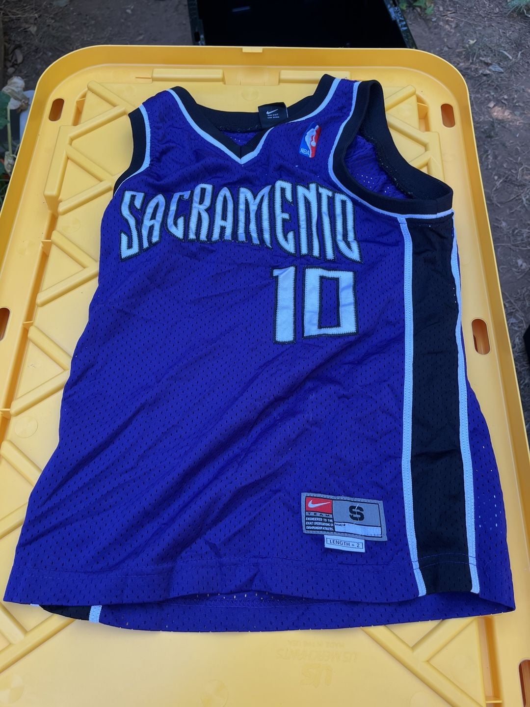 Y2K Nike Sacramento Kings Mike Bibby 10 Size S Jersey Purple 2