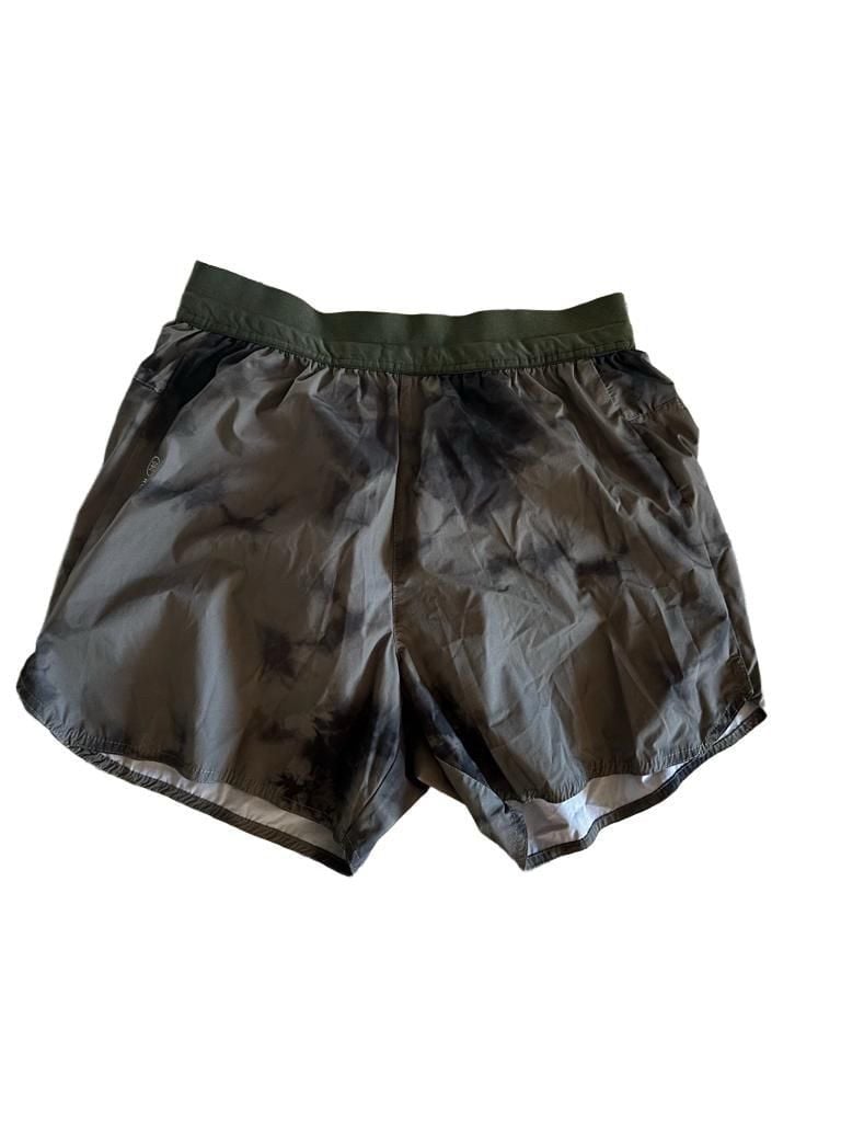 Roark Run Amok Shorts Size S Tie Dye Olive Green Running Athletic 3