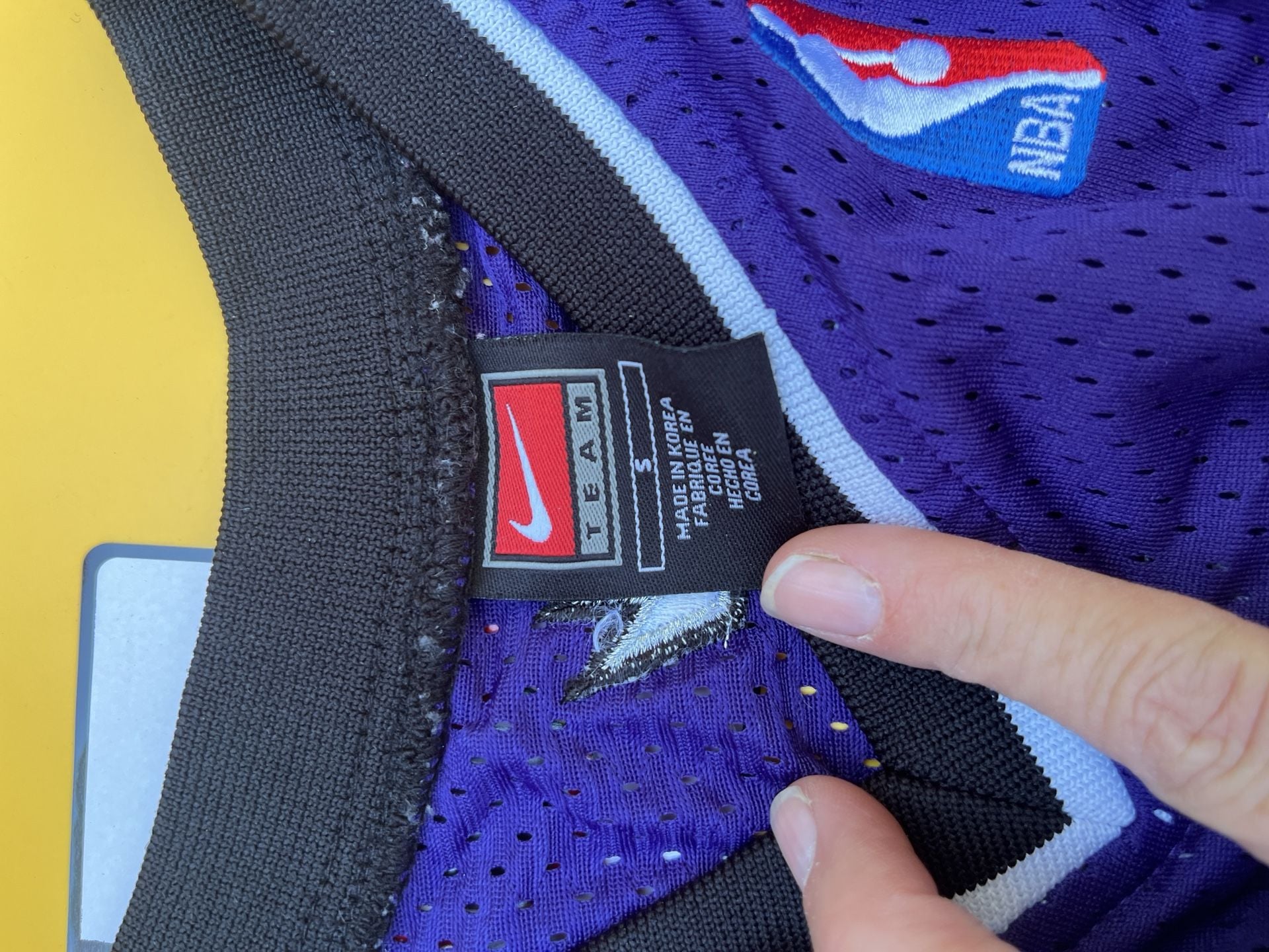 Y2K Nike Sacramento Kings Mike Bibby 10 Size S Jersey Purple 4