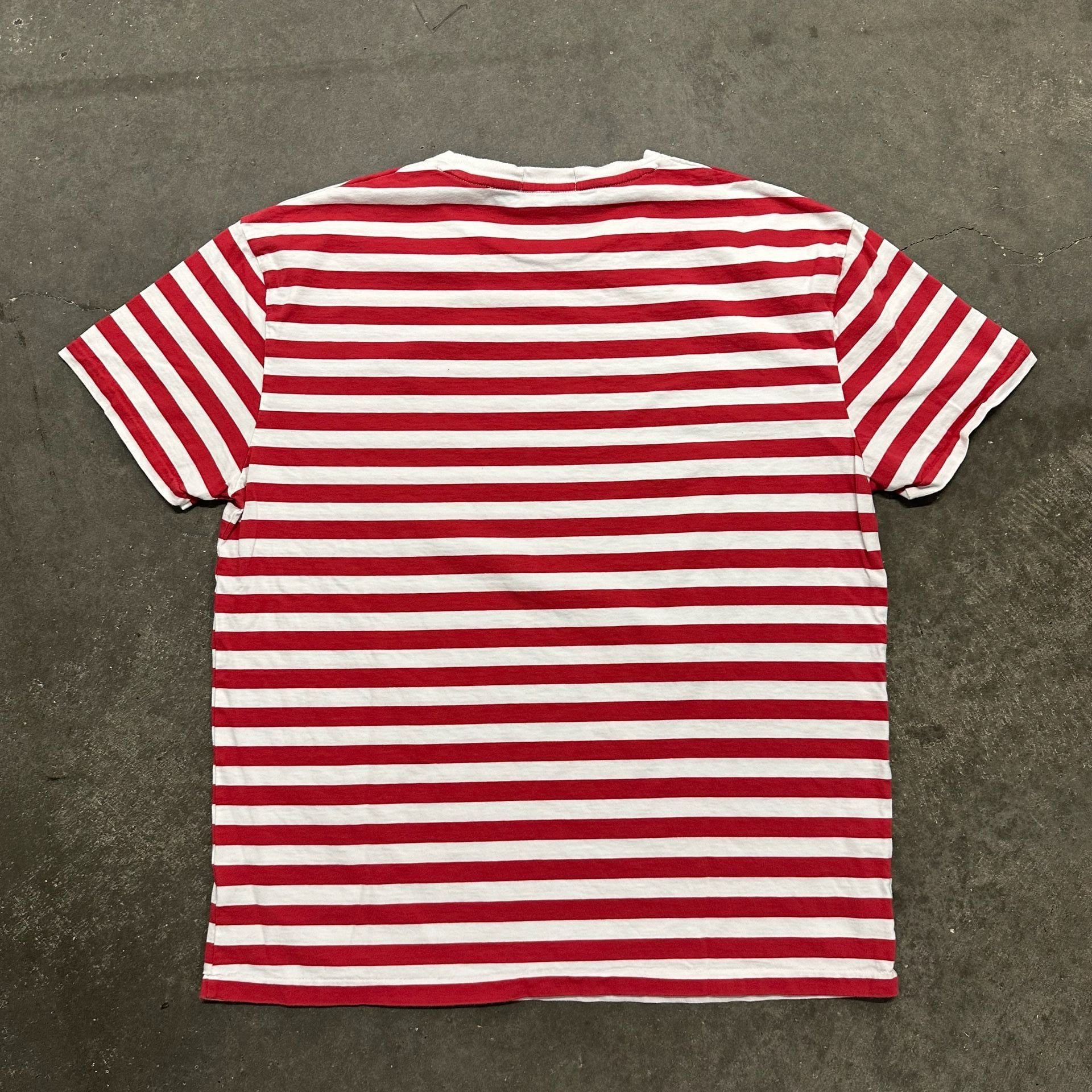 Polo Ralph Lauren Classic Fit Striped Pony Logo T Shirt Preppy Nautical Sailor 3