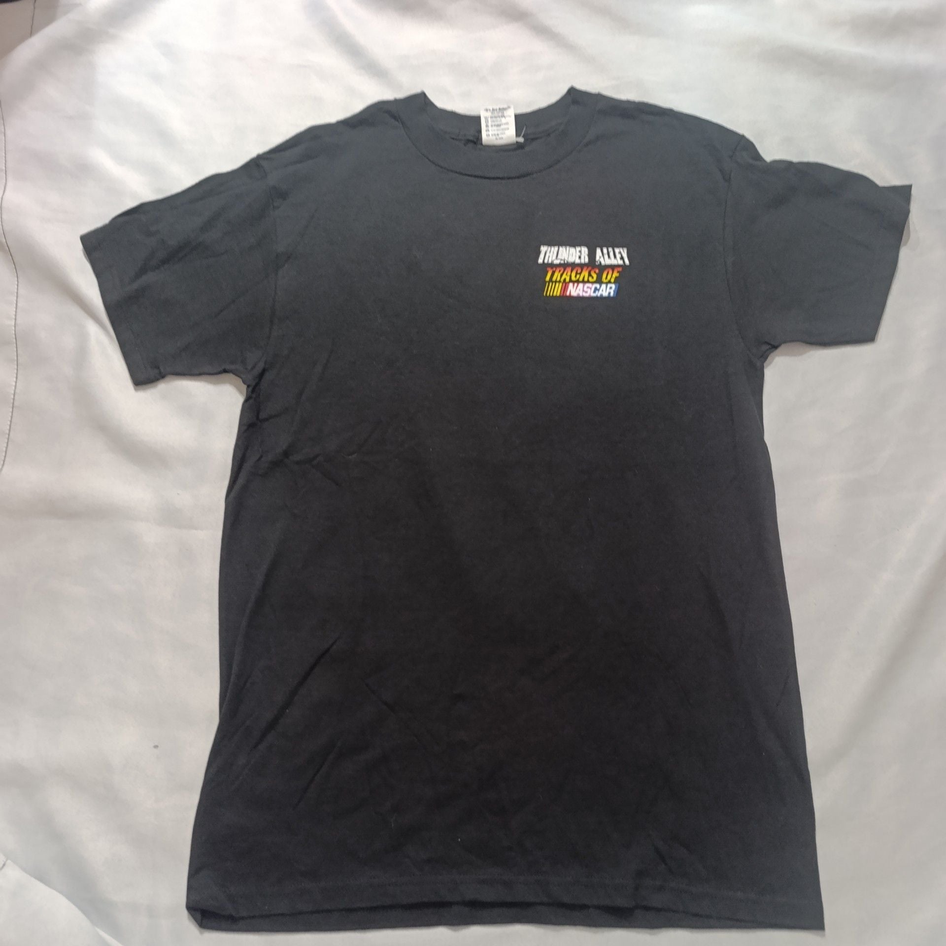 Delta Nascar Thunder Alley T-Shirt Size M Black Vintage 2