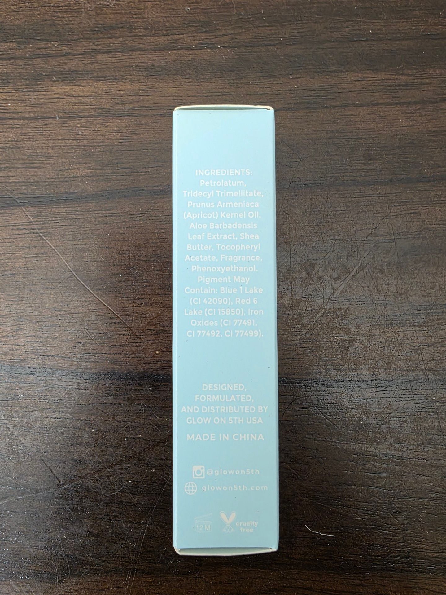 Glow On 5th Beauty Lip Dew Tinted Lip Balm 12ml New in Box 4