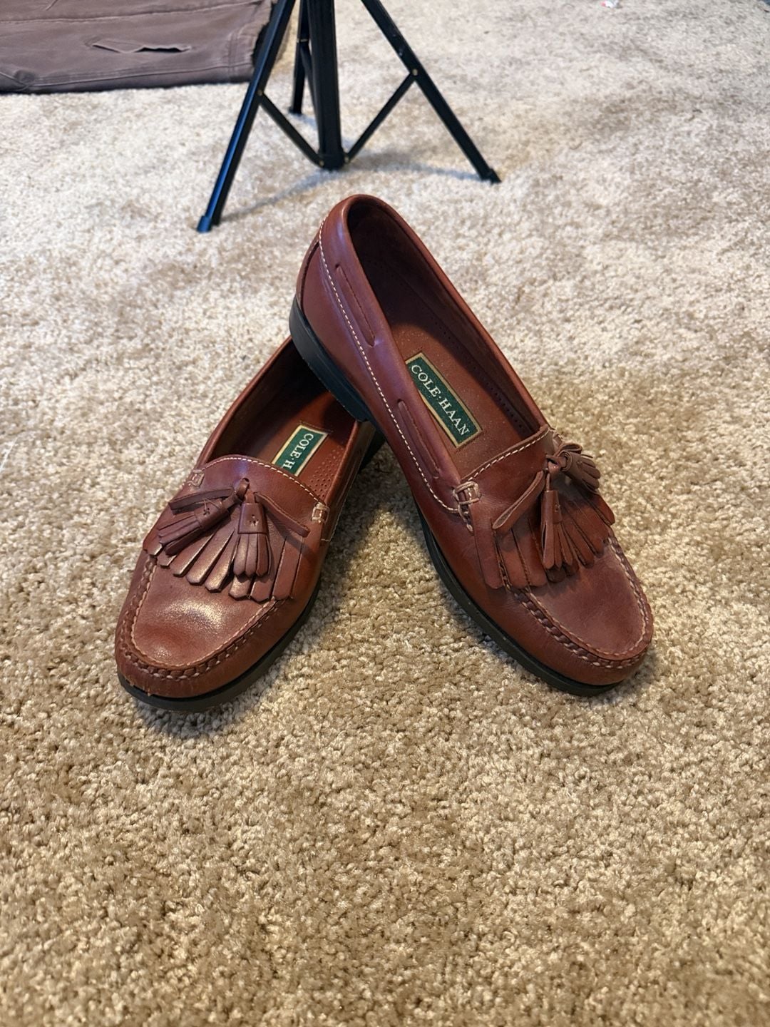 Cole Haan Pinch Tassel Loafers Brown Leather 4