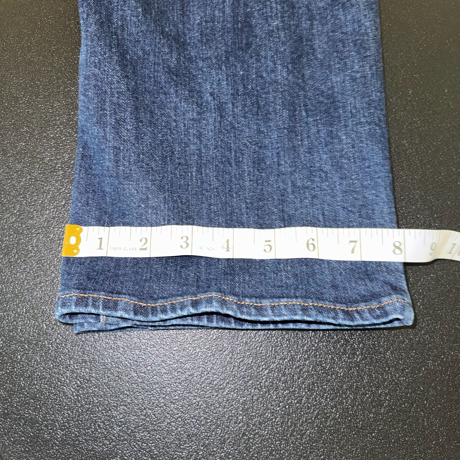 Levi's 505 Straight Jeans Size 12 Dark Wash Denim 7
